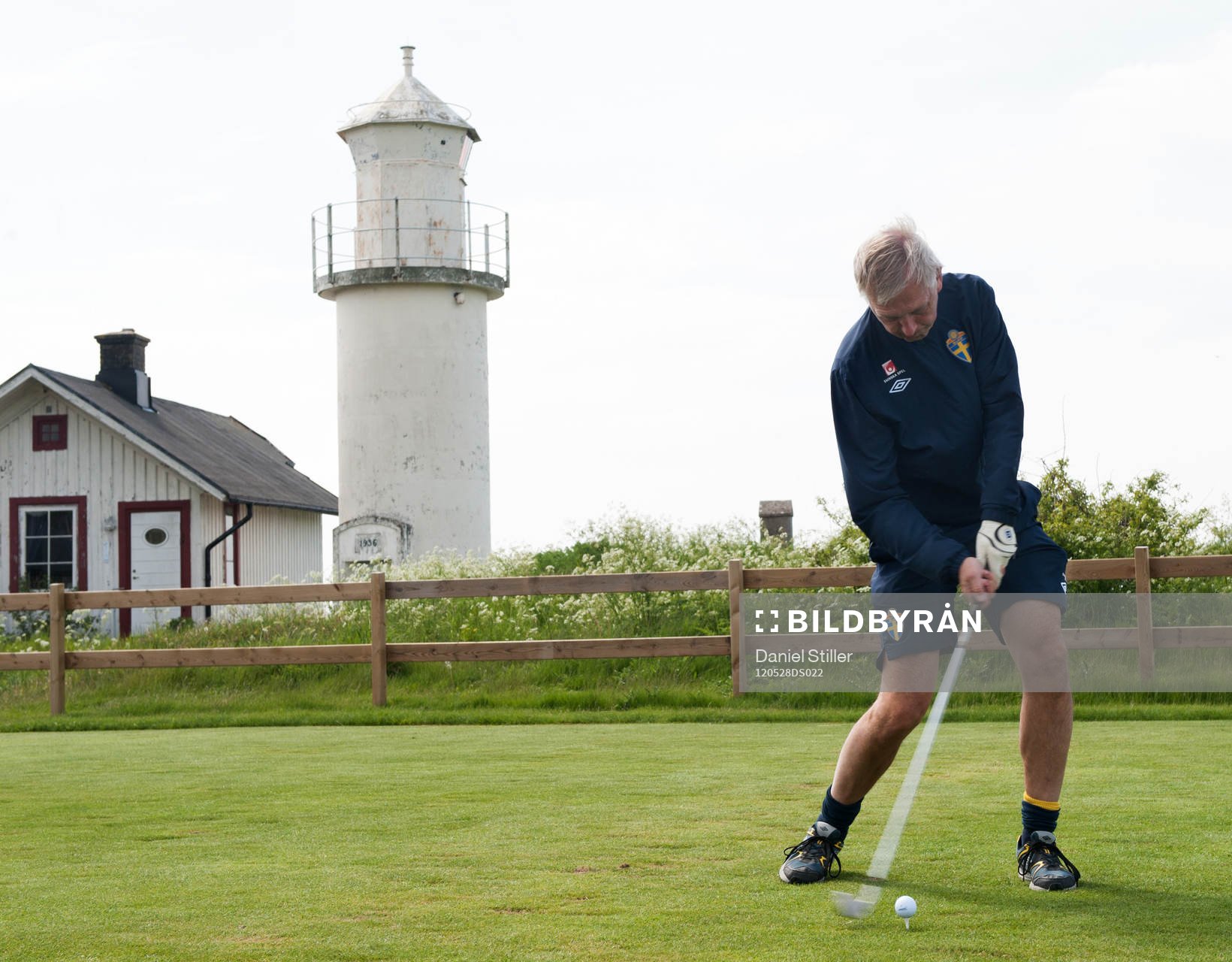 Delar av landslaget spelar golf, Landslagschef Lars Richt