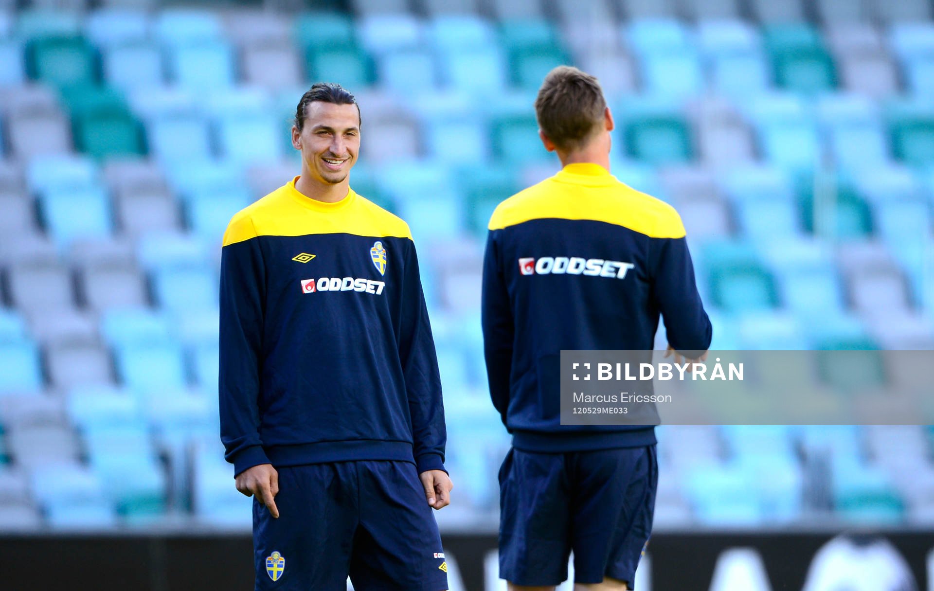 Zlatan Ibrahimovic och Markus Rosenberg