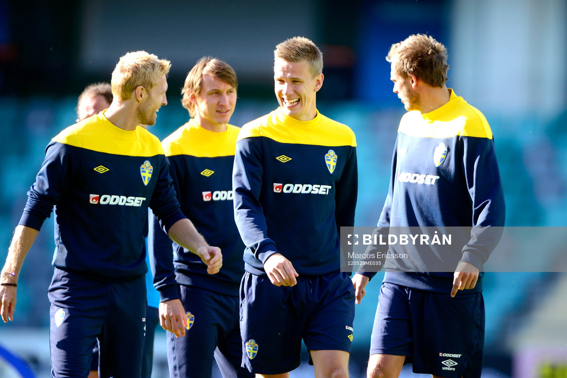 Christian Wilhelmsson och Pontus Wernbloom har kul