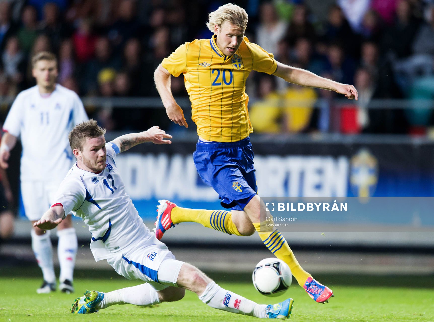  Aron Einar Gunnarsson, Island, Ola Toivonen, Sverige.
