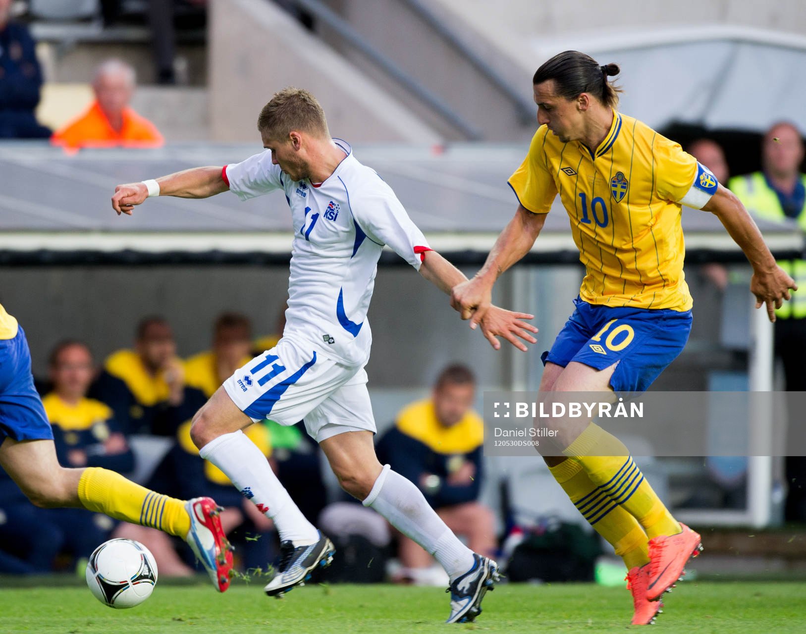 Zlatan Ibrahimovic, Sverige. Rurik Gislasson, Island