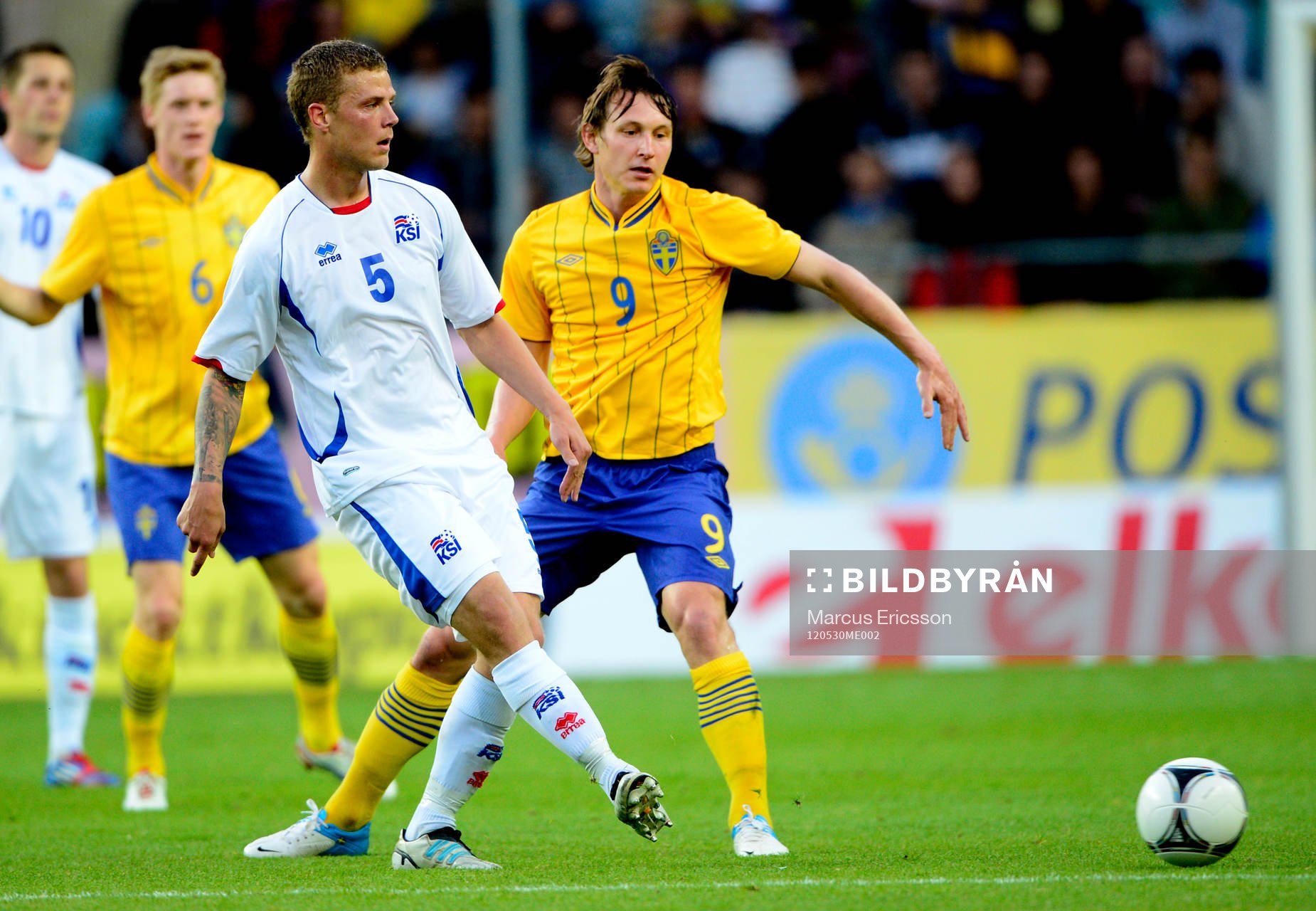 Kim Källström, Sverige och Ragnar Sigurdsson, Island