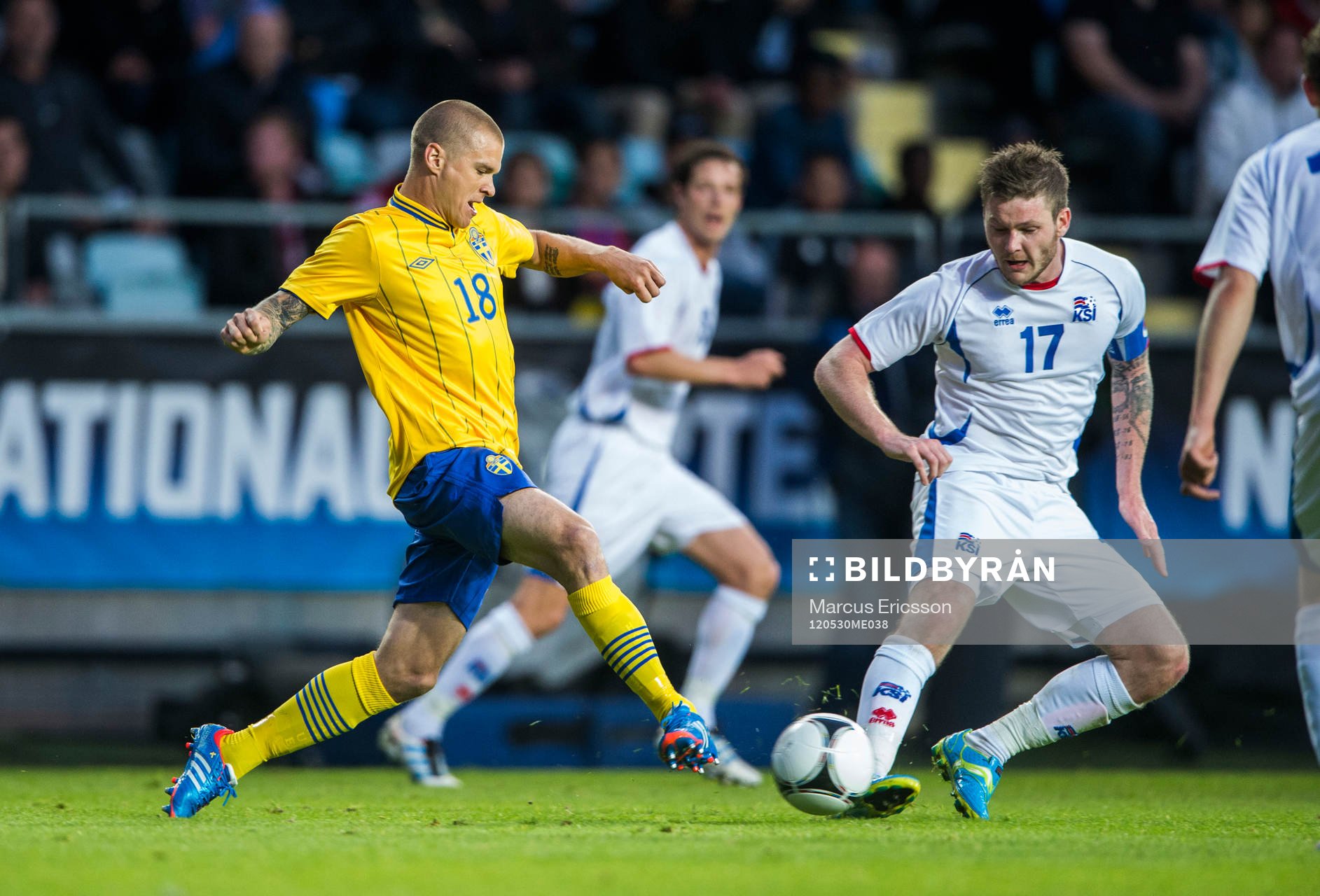 Samuel Holmén, Sverige,  och Aron Gunnarsson, Island