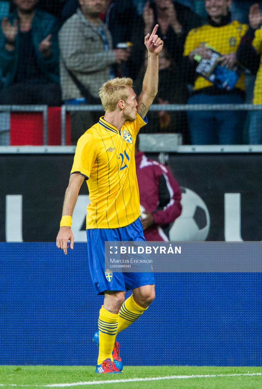 Christian Wilhelmsson, Sverige, jubel