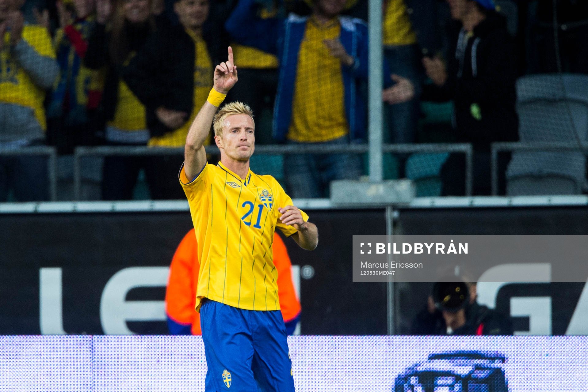 Christian Wilhelmsson, Sverige, jubel