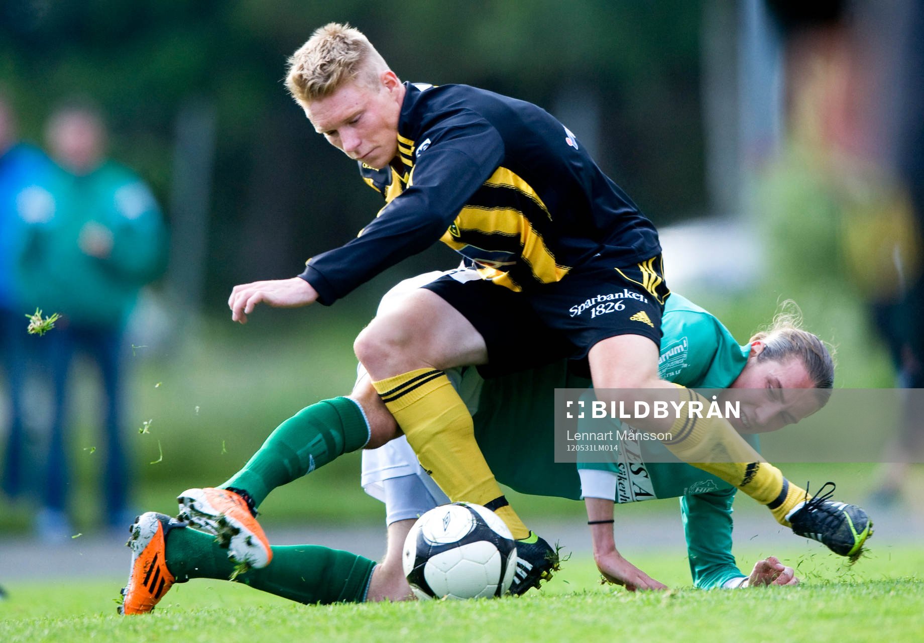  Joel Svensson, IFK Hässleholm och Kristian Eriksson, Hässleholms IF