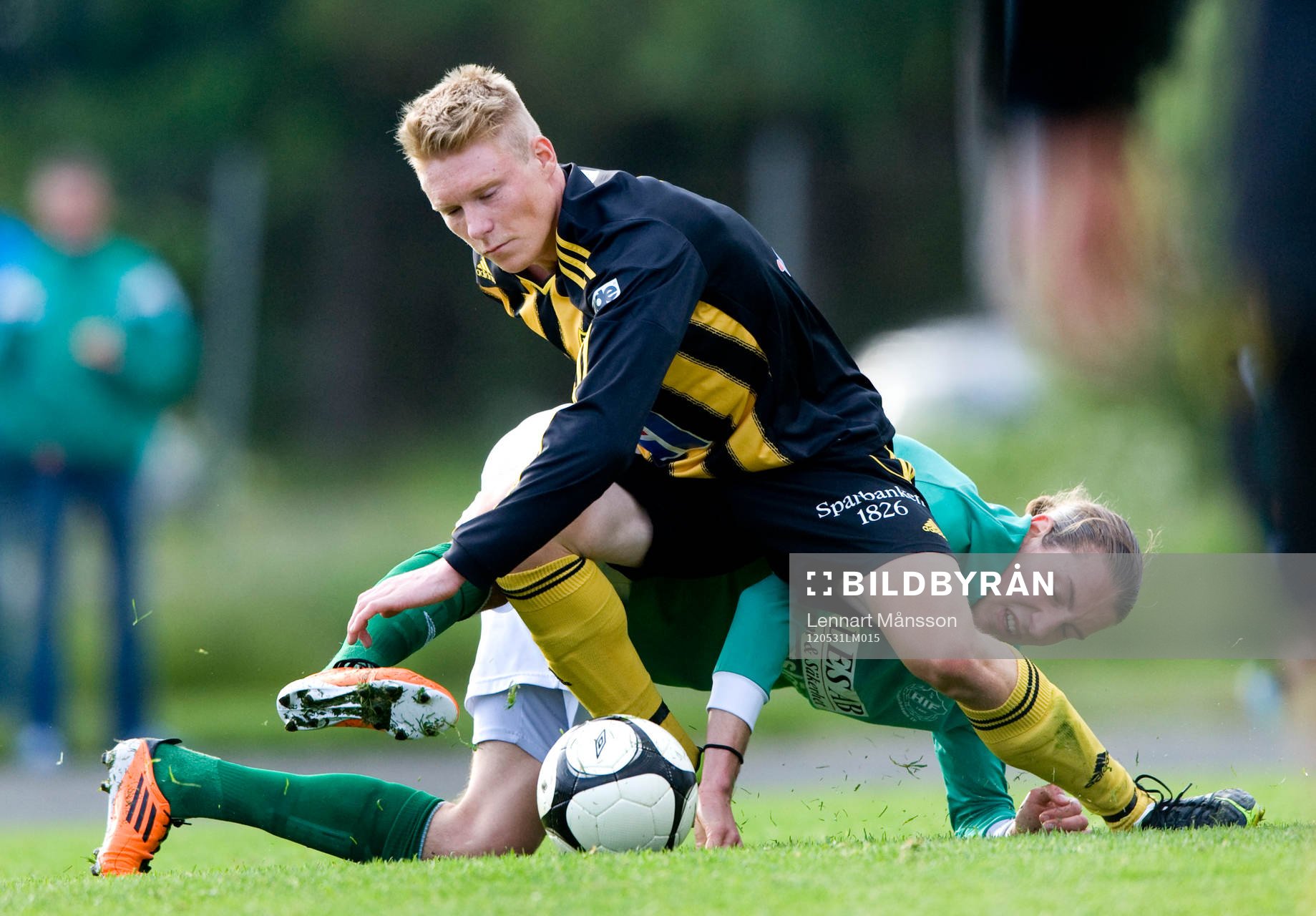 Joel Svensson, IFK Hässleholm och Kristian Eriksson,