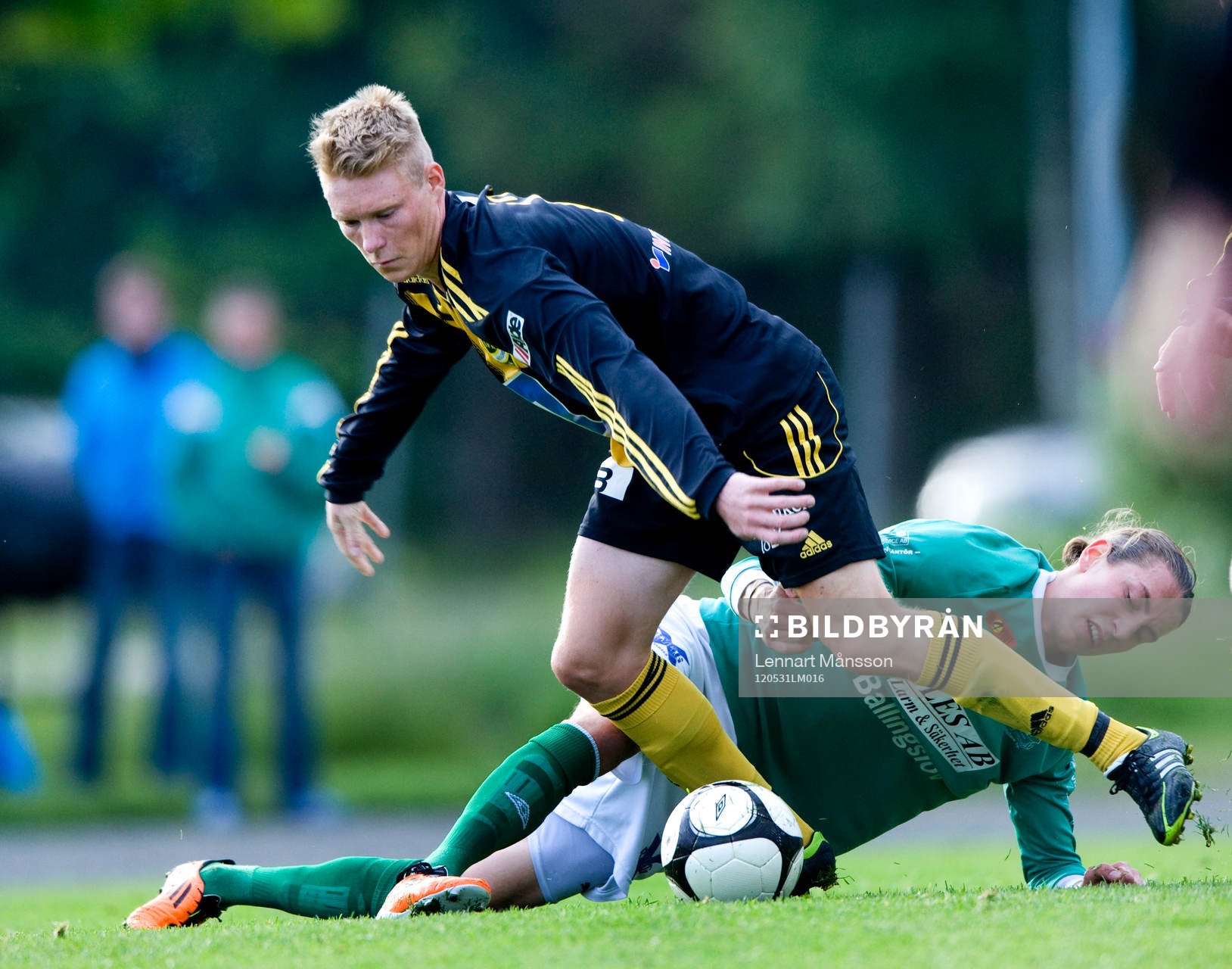 Joel Svensson, IFK Hässleholm och Kristian Eriksson,