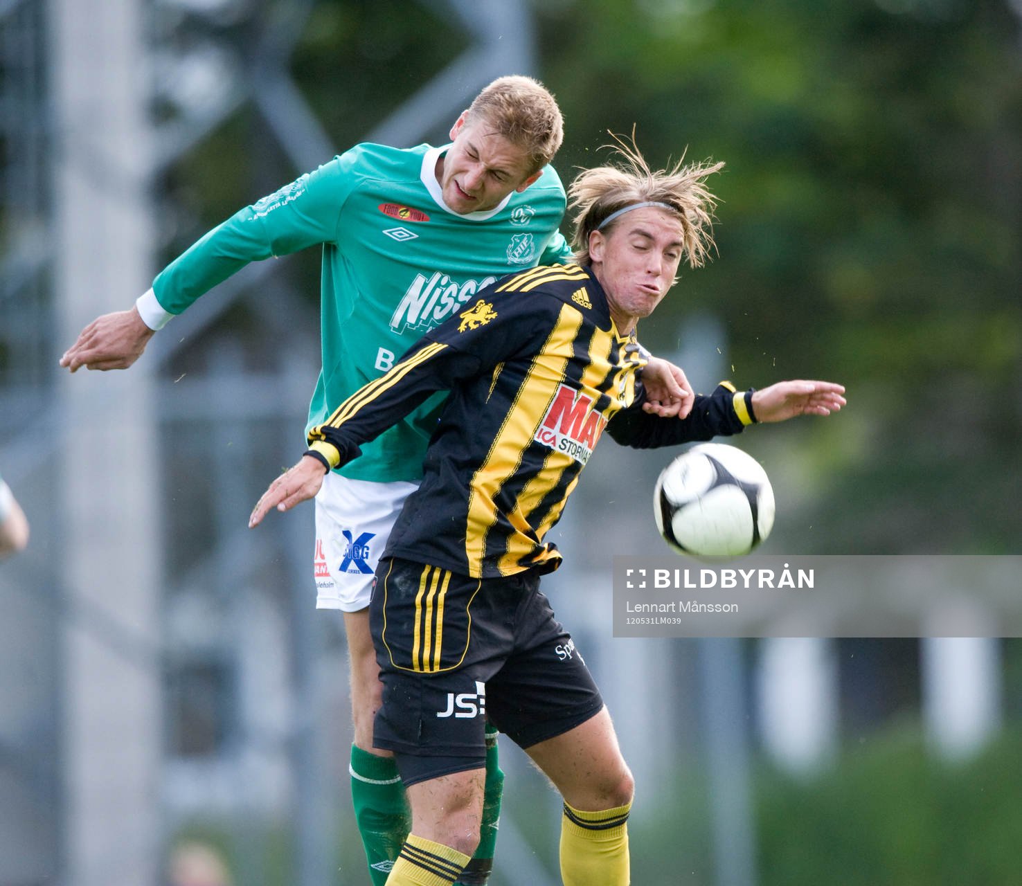 Alexander Björnlund, IFK Hässleholm och Martin Olofsson,