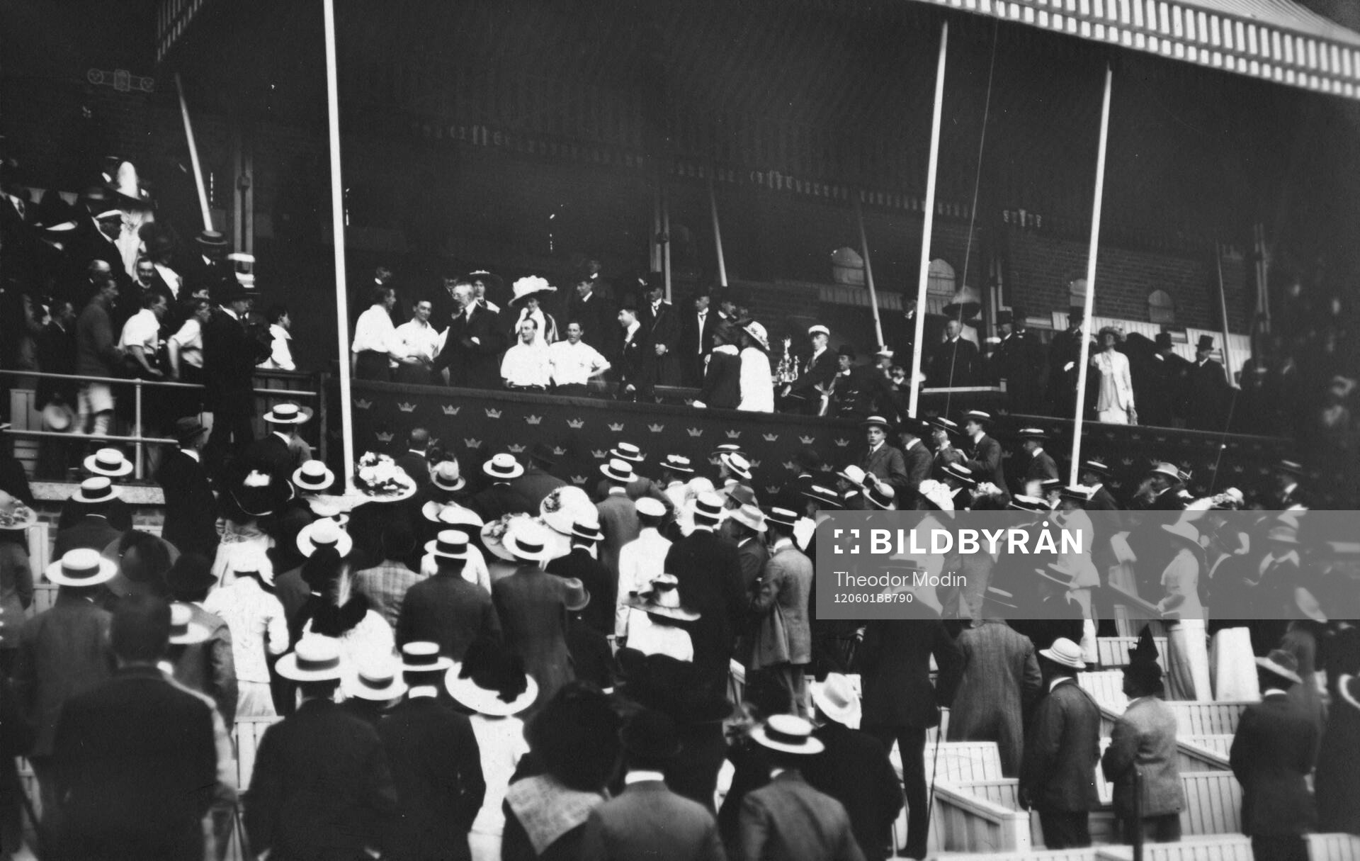 Olympiska spelen 1912. Kung Gustav V Bernadotte