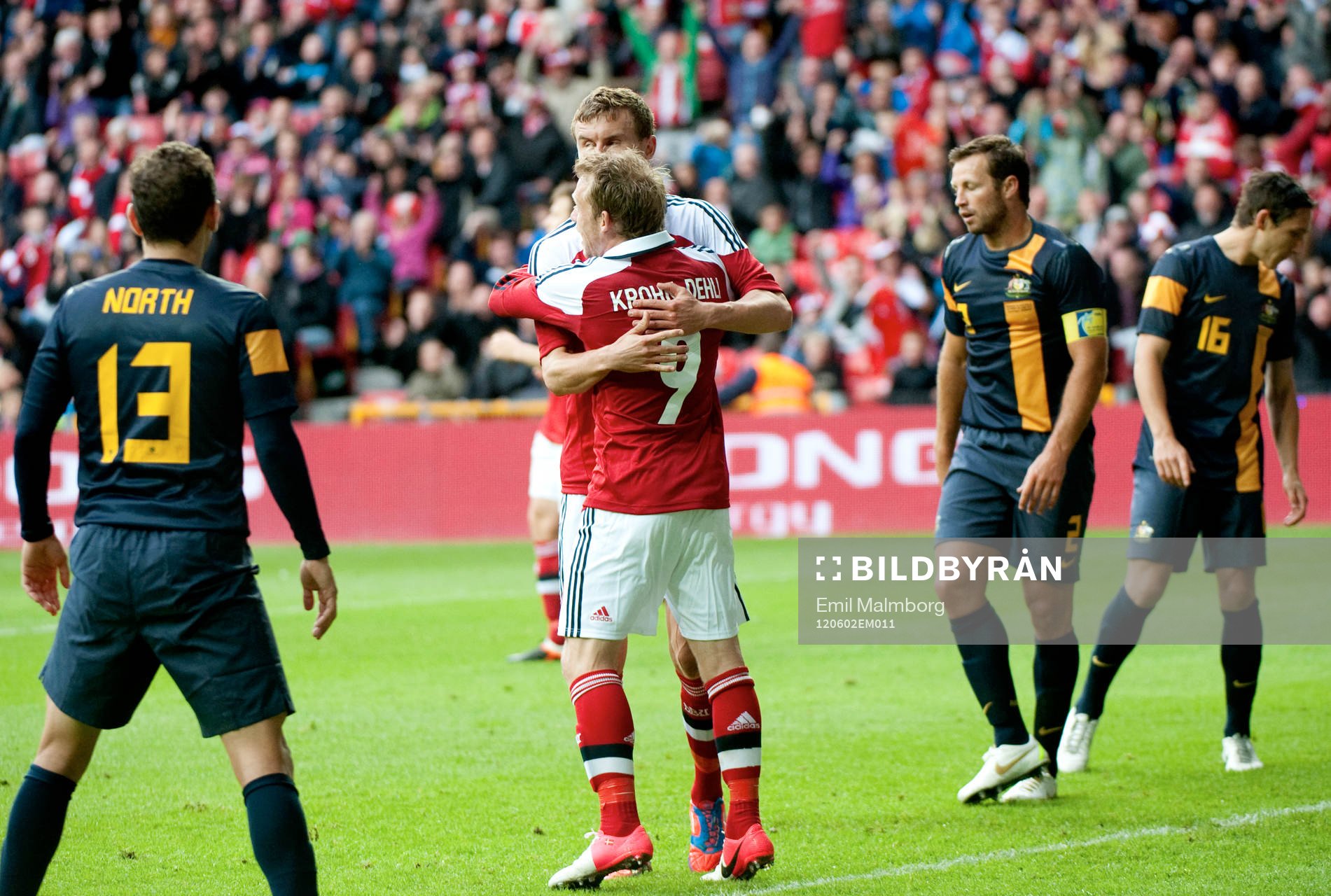 Andreas Bjelland, Danmark. Jubel