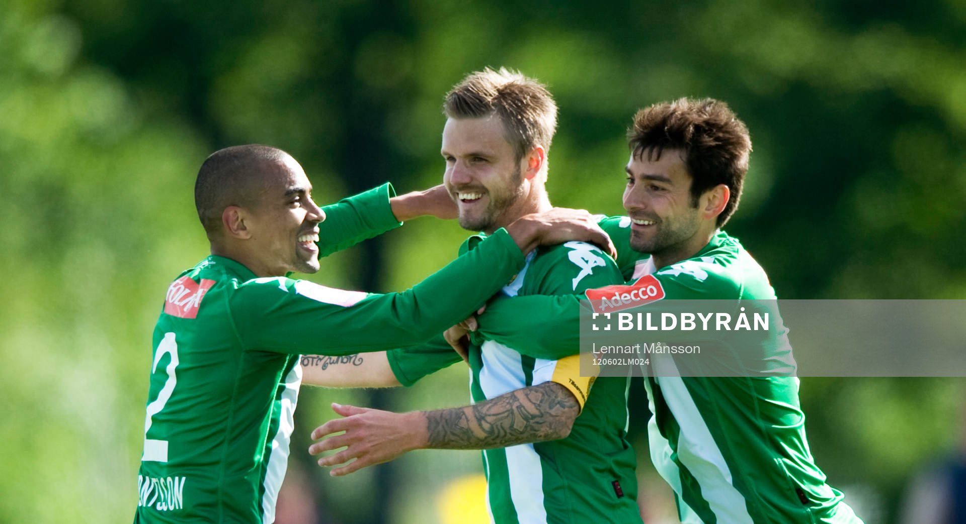 1-1 Andreas Dahl, Hammarby, jubel med Billy Berntsson och