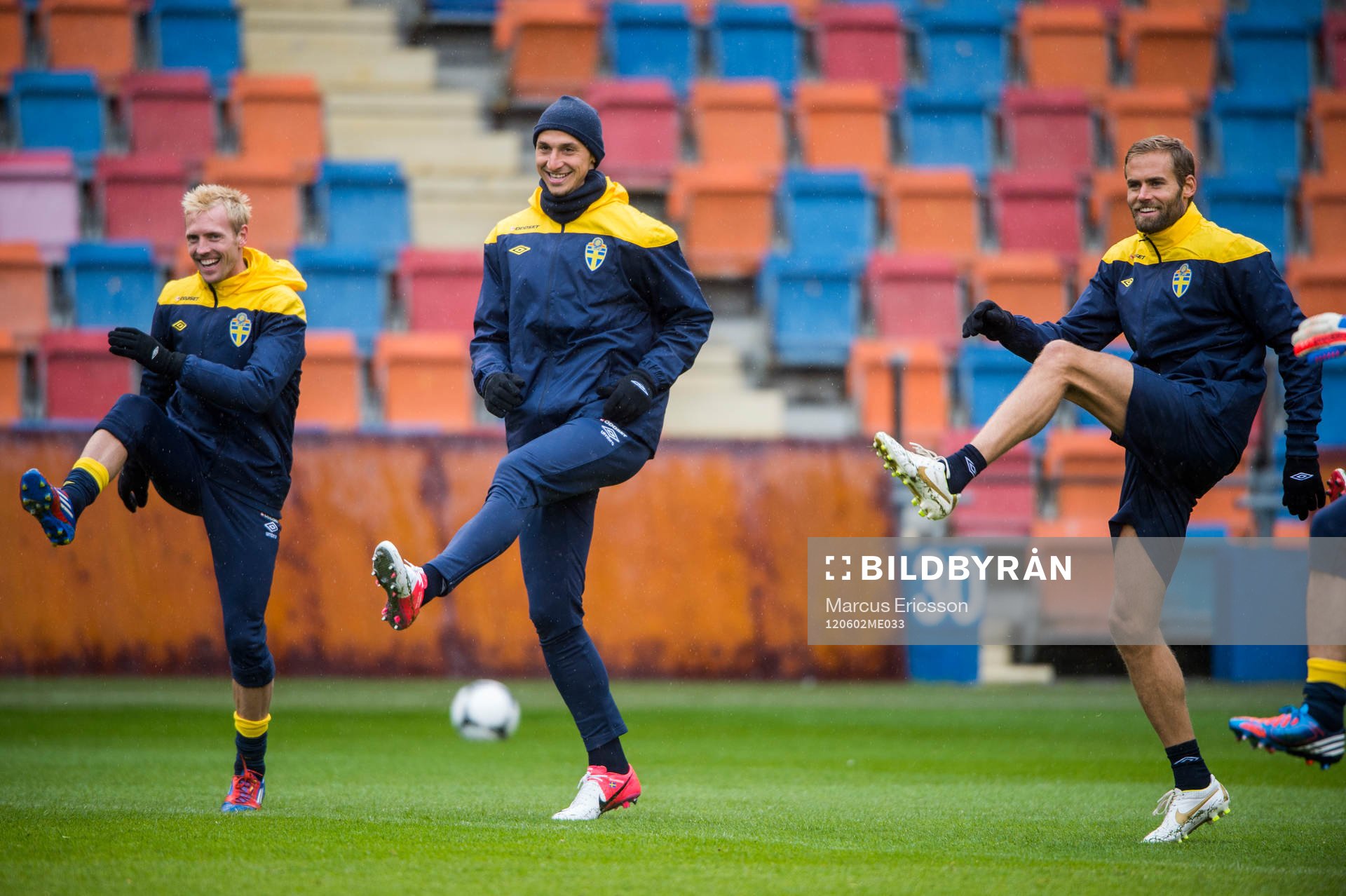 Christian Wilhelmsson, Zlatan Ibrahimovic och Olof Mellberg