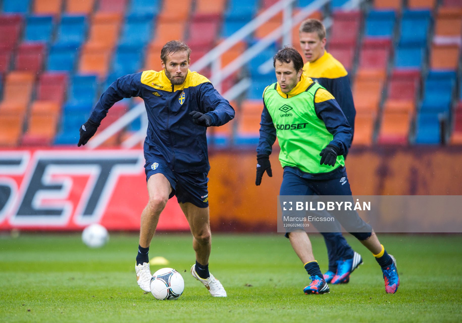 Olof Mellberg och Tobias Hysén