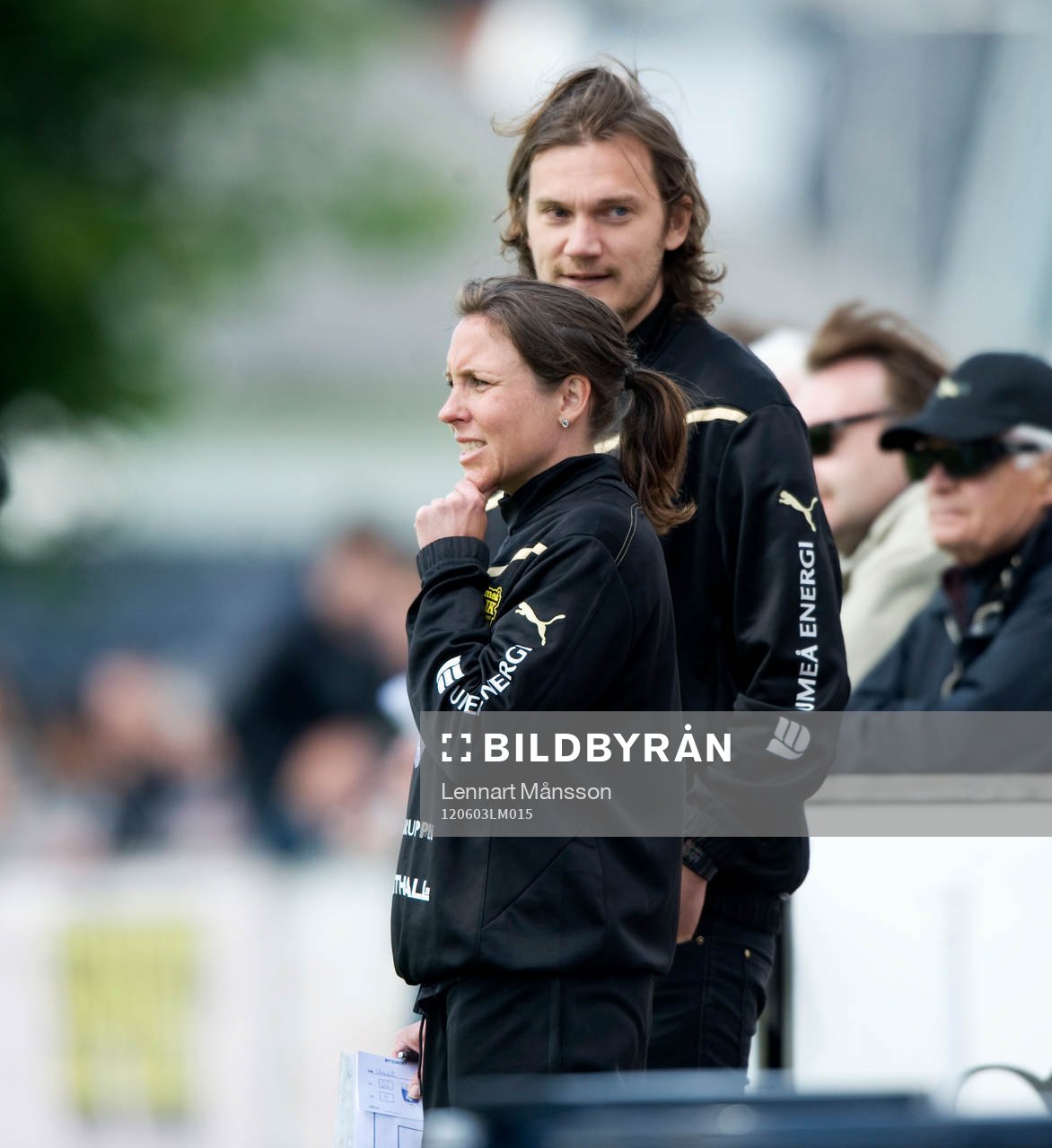 Hanna Ljungberg och Joakim Blomqvist, tränare