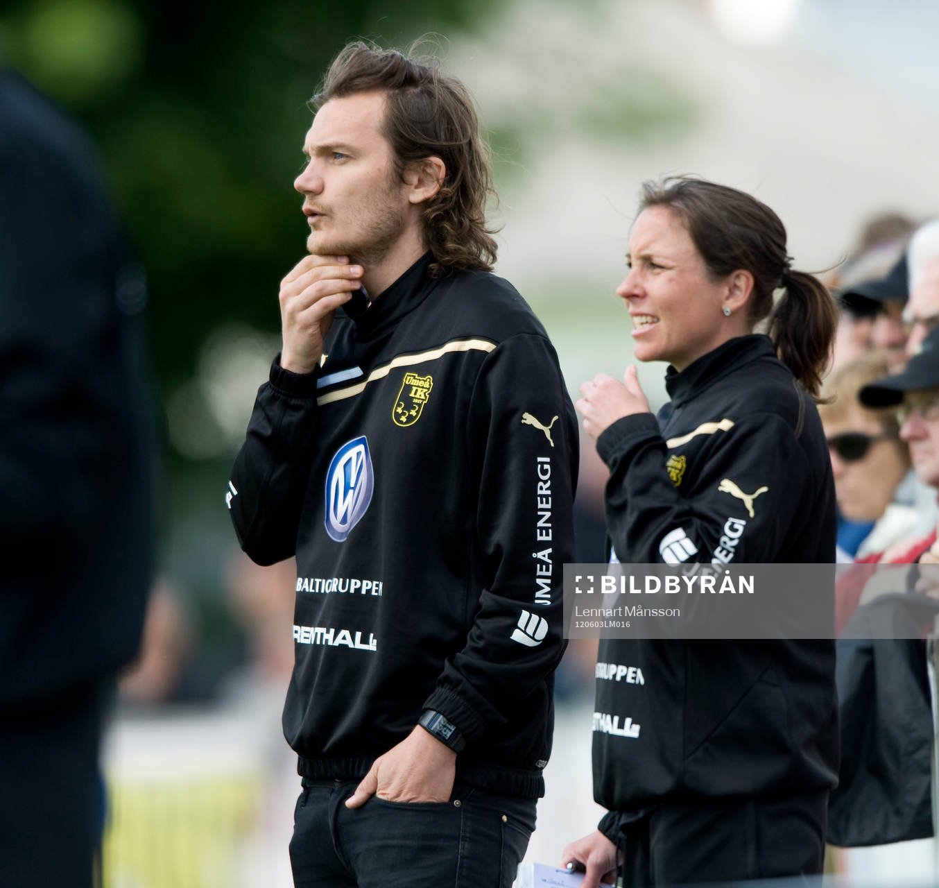 Hanna Ljungberg och Joakim Blomqvist, tränare