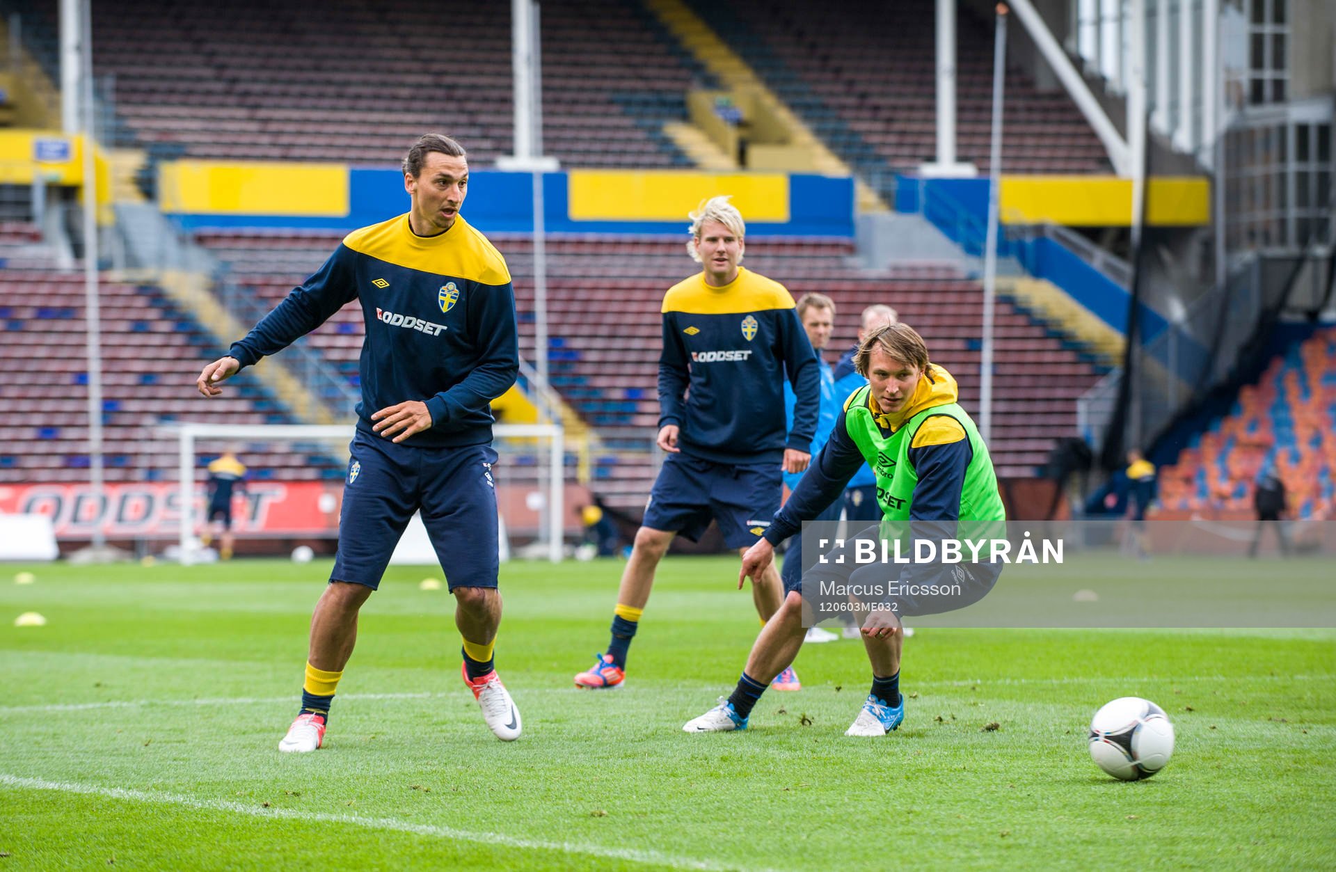 Zlatan Ibrahimovic och Kim Källström