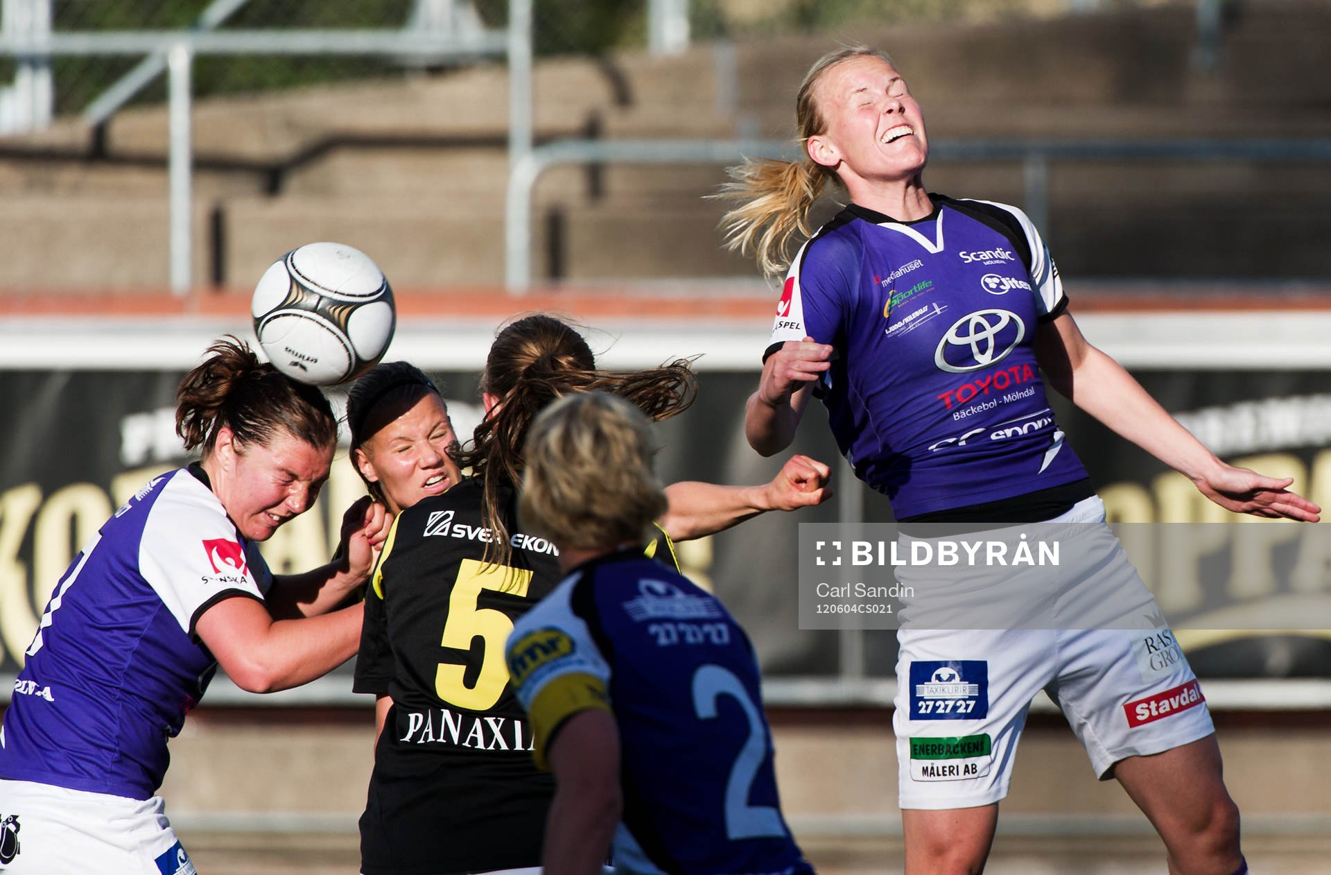 Elin Carlsson, Jitex, Maija Saari, AIK, Annica Sjölund,