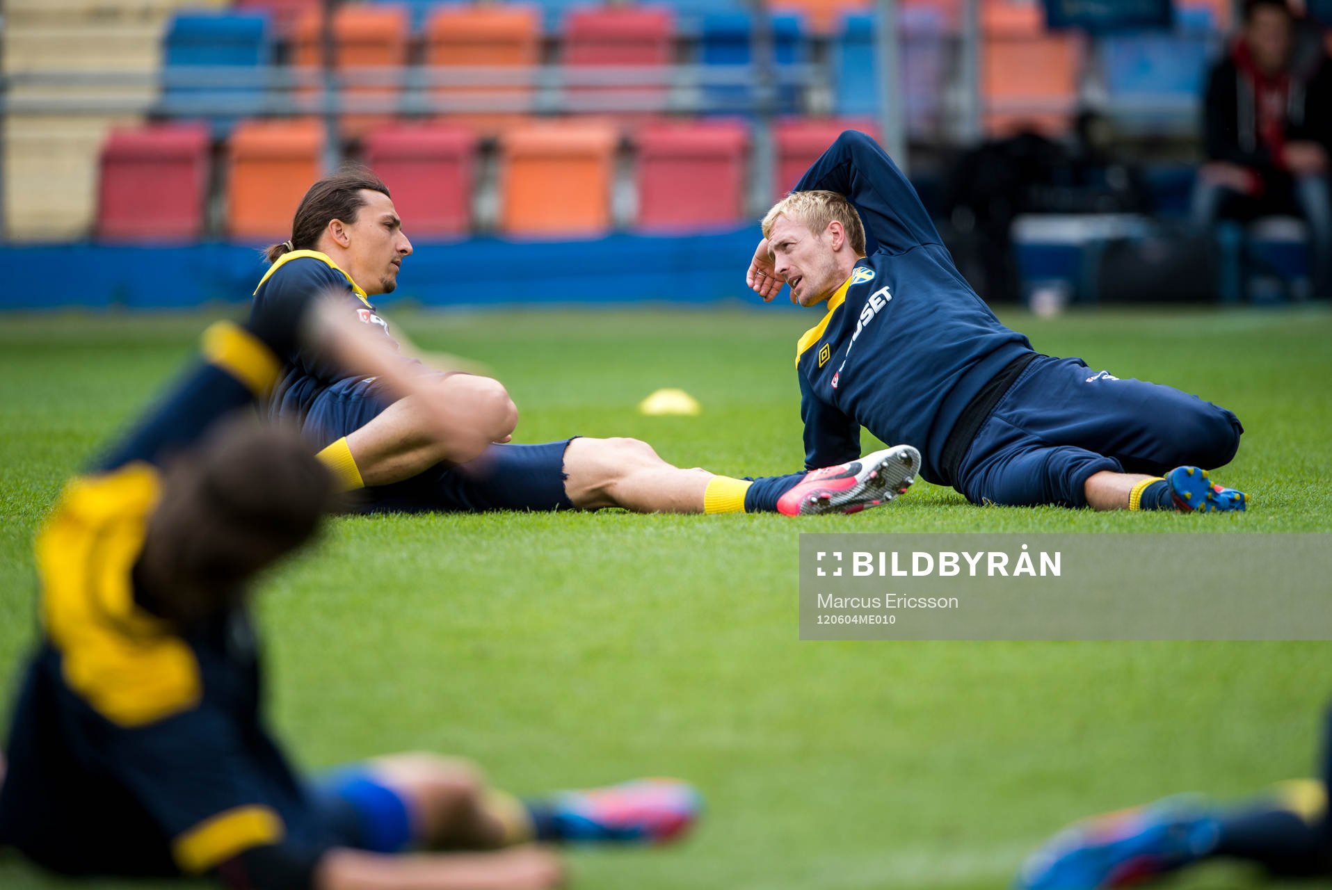 Zlatan Ibrahimovic och Christian Wilhelmsson