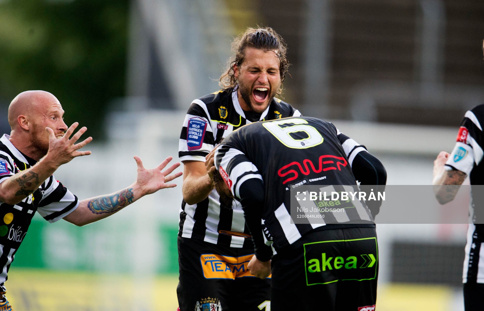  Patrik Åström, Philip Andersson, Landskrona jubel.