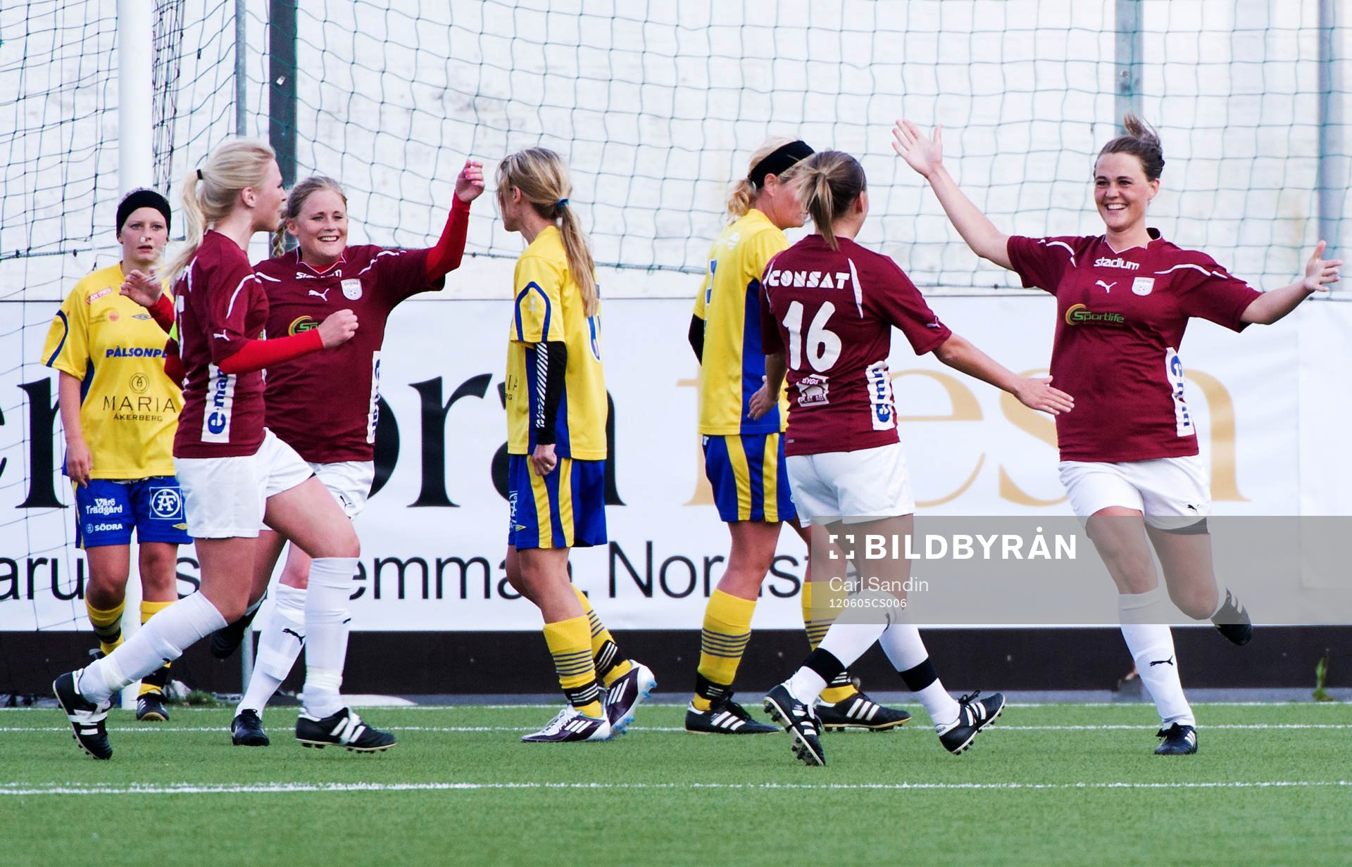  Åsa Holmberg, Qviding, jubel efter 2-0.