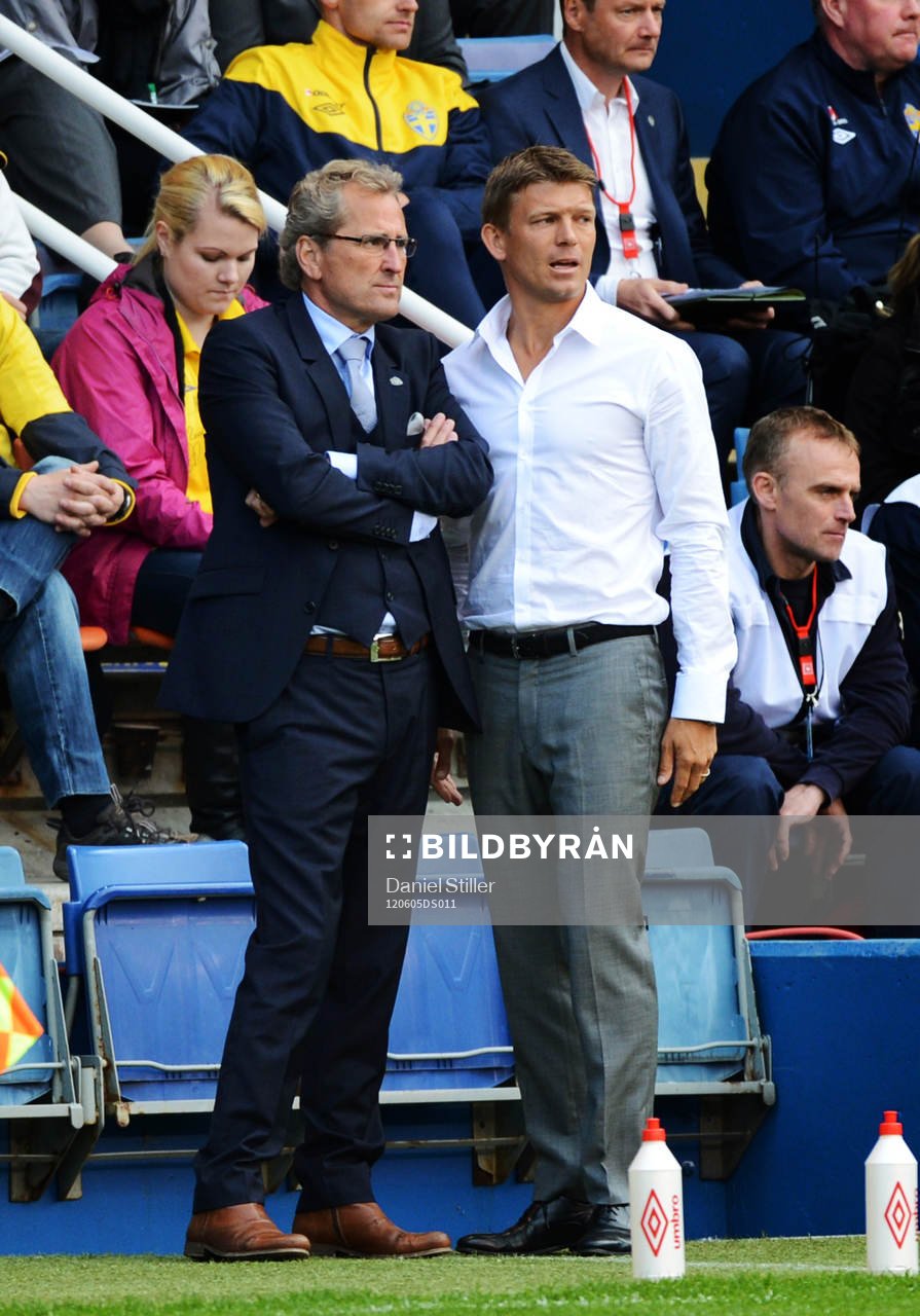 Erik Hamrén, förbundskapten, Marcus Allbäck, players