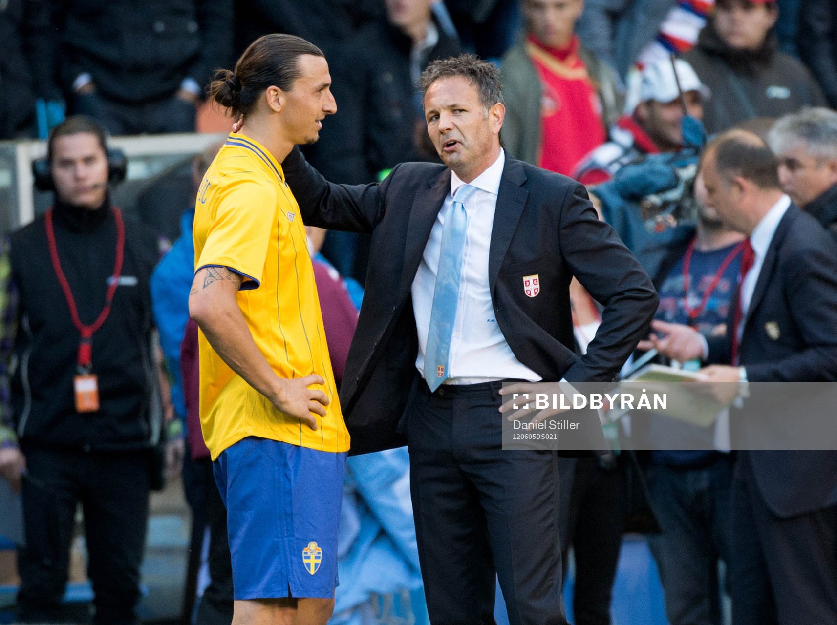 Zlatan Ibrahimovic, Sverige med Sinisa Mihajlovic,