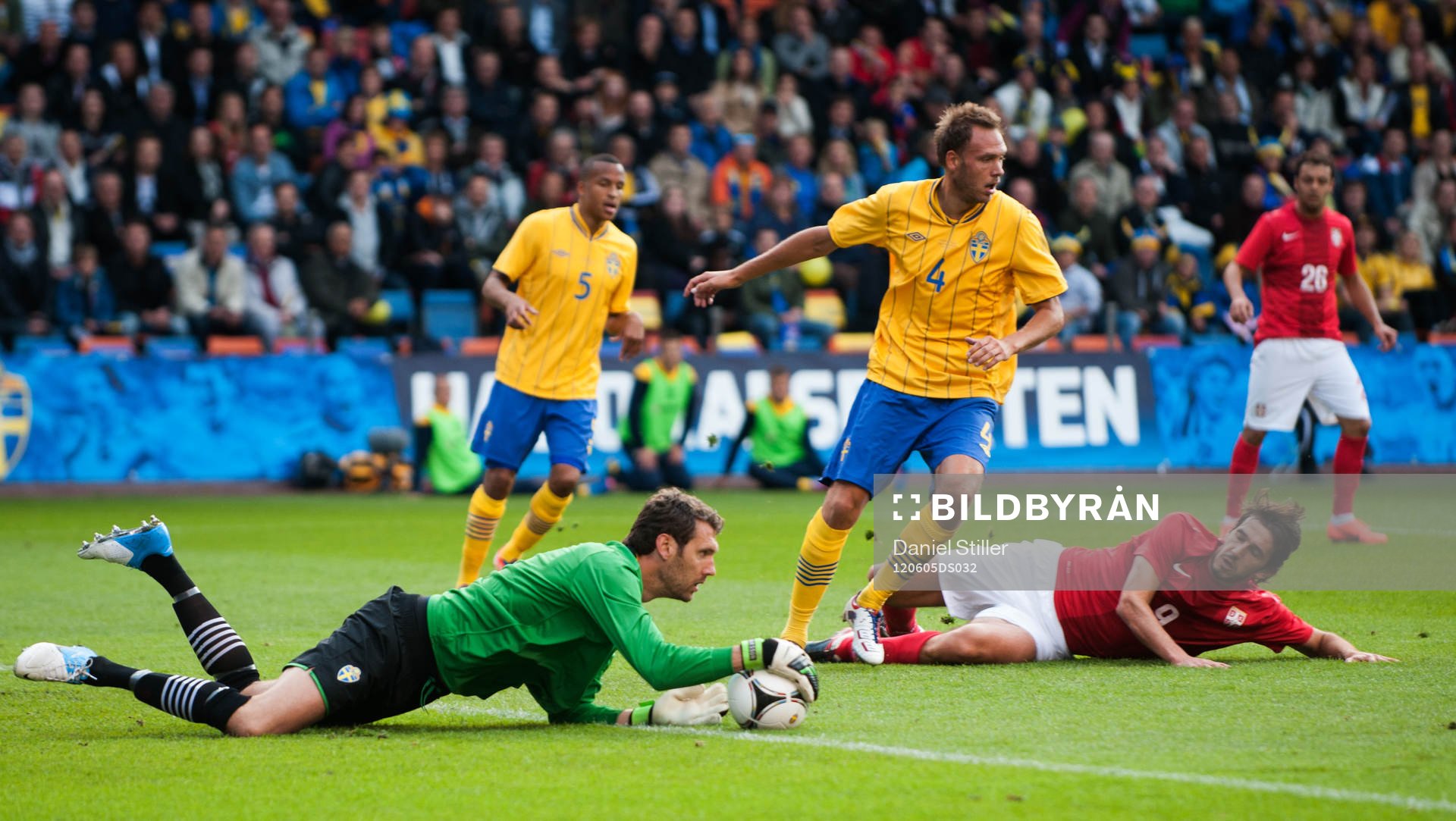Andreas Isaksson, målvakt, Andreas Granqvist, Sverige