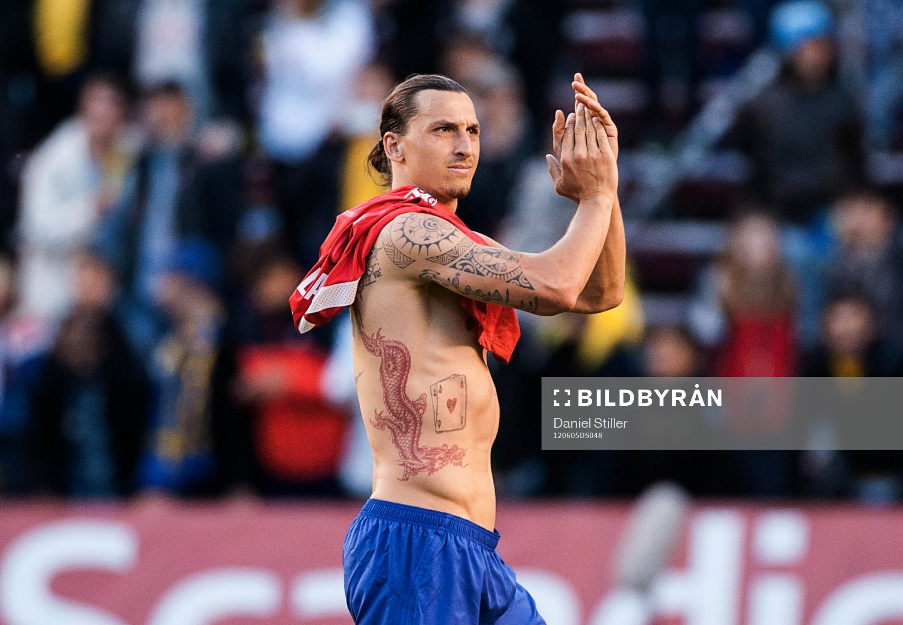 Zlatan Ibrahimovic, Sverige, tackar publiken