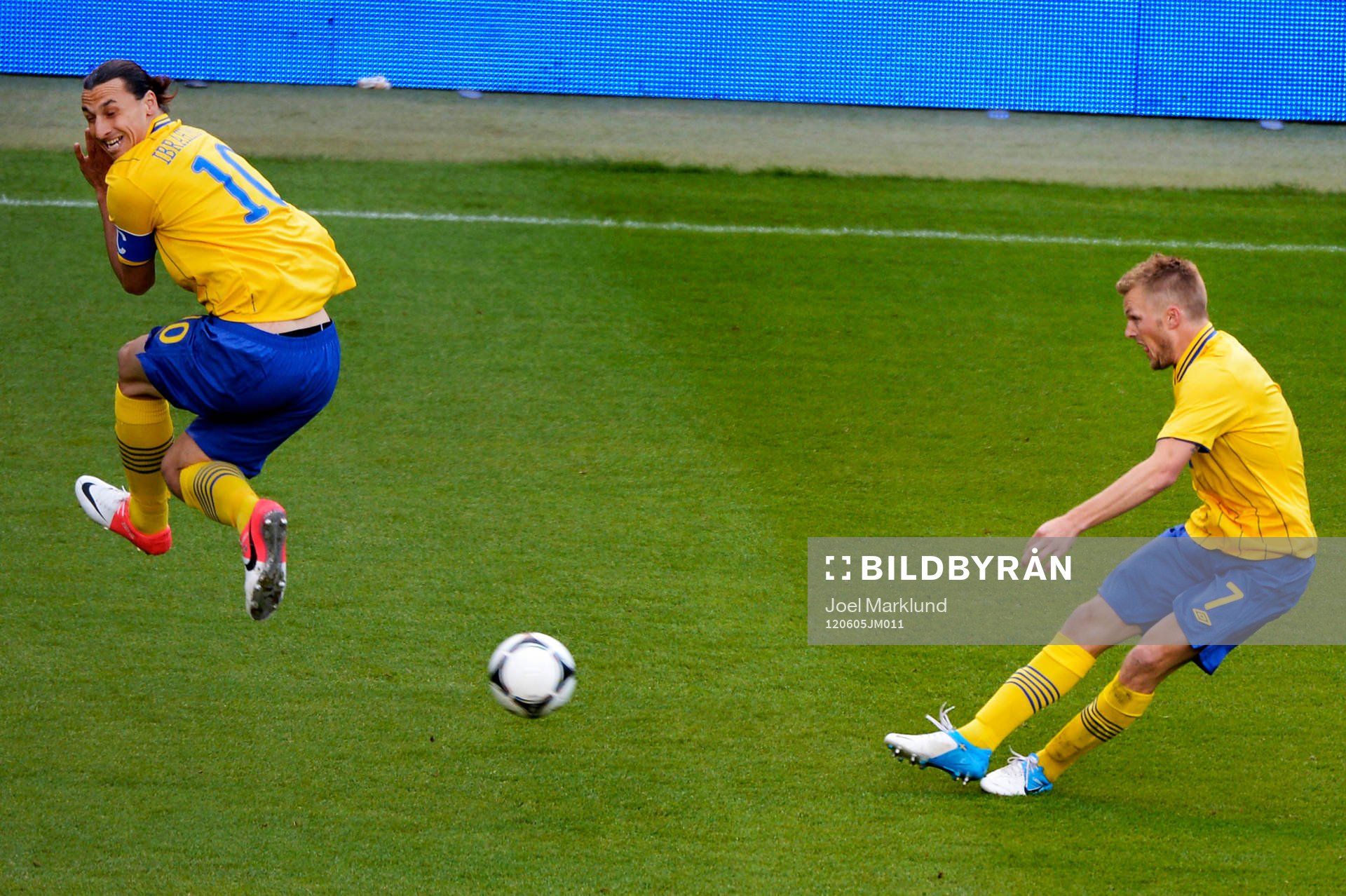 Zlatan Ibrahimovic, Sebastian Larsson, Sverige