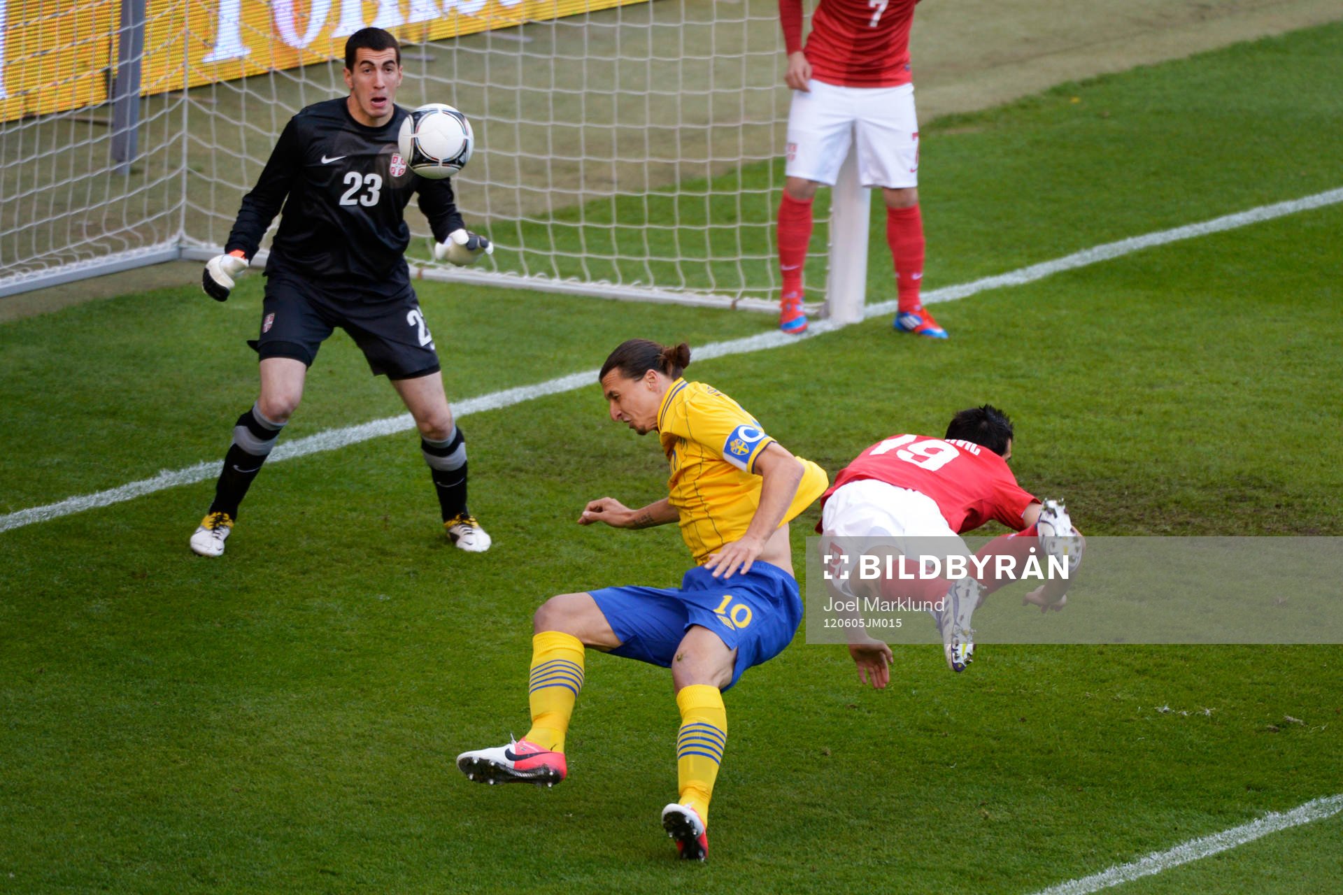 Zlatan Ibrahimovic, Sverige, Nikola Maksimovic, Serbien
