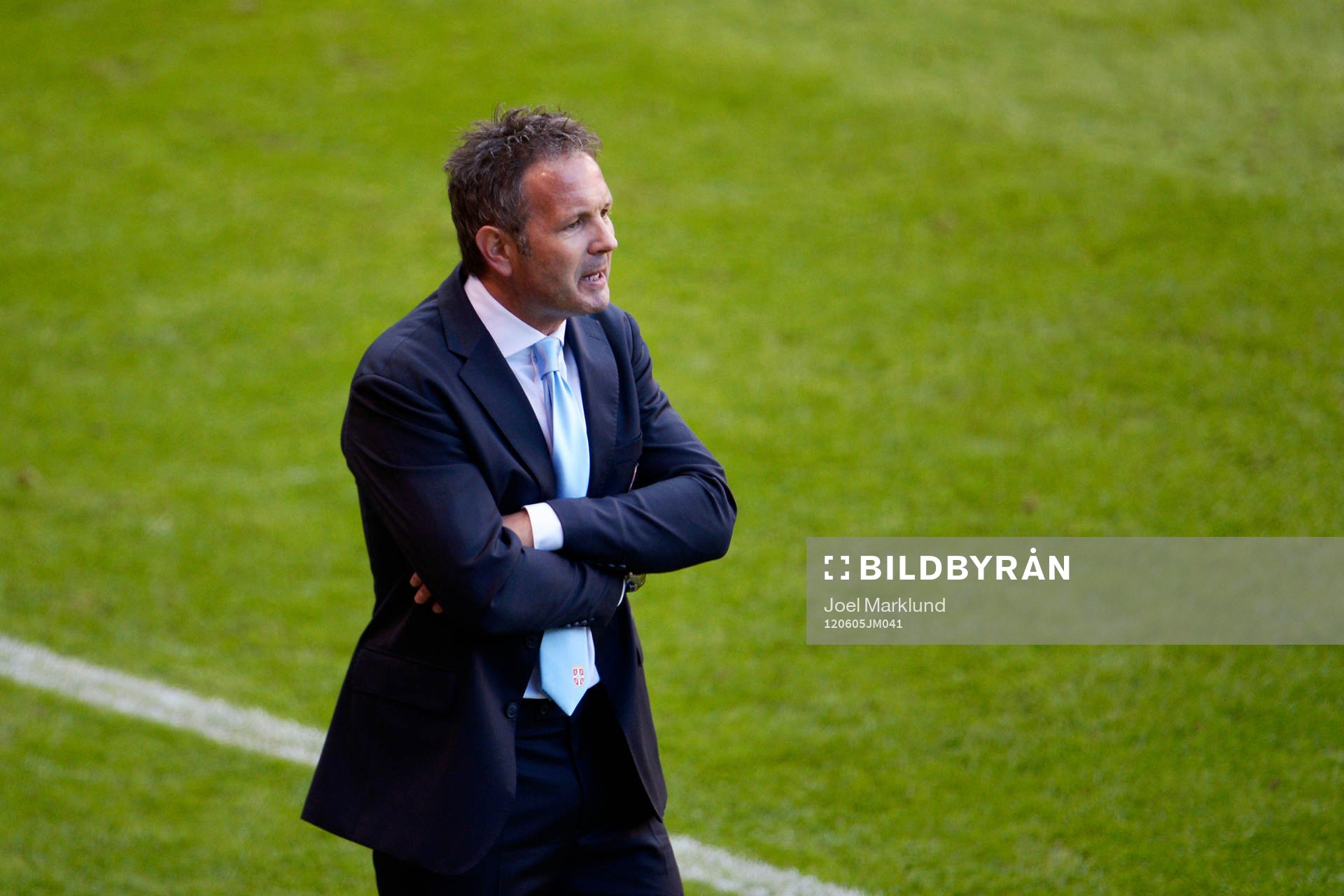  Sinisa Mihajlovic, förbundskapten Serbien.