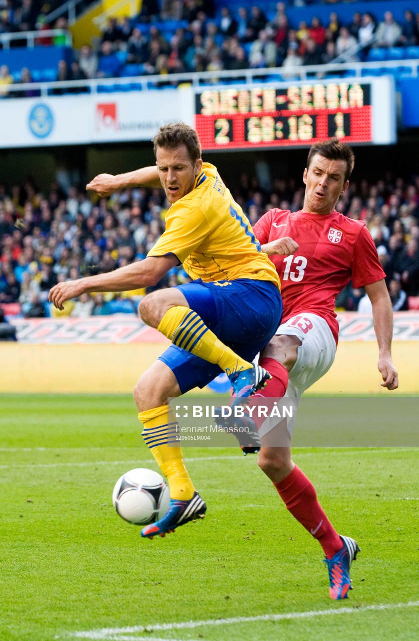 Tobias Hysén, Sverige och Aleksandar Lukovic, Serbien