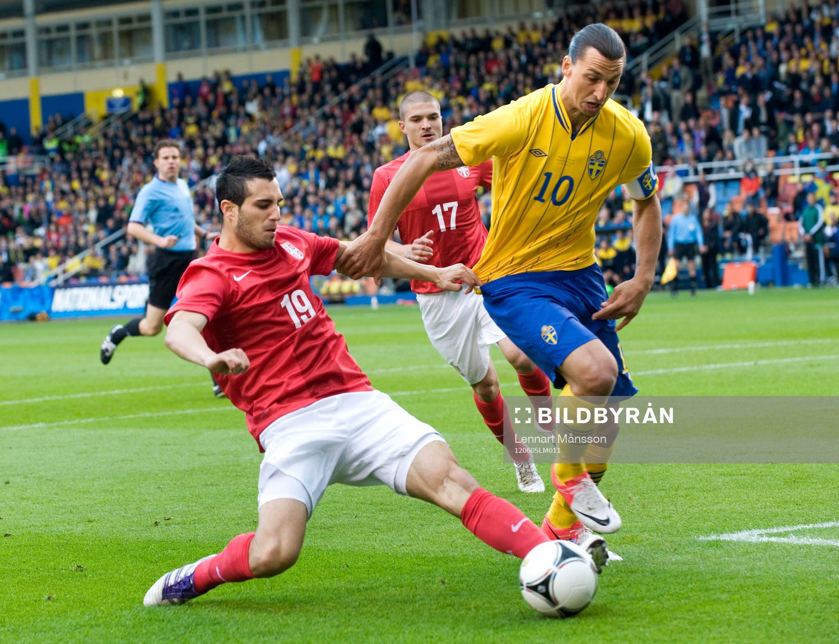 Zlatan Ibrahimovic, Sverige och Nikola Maksimovic, Serbien