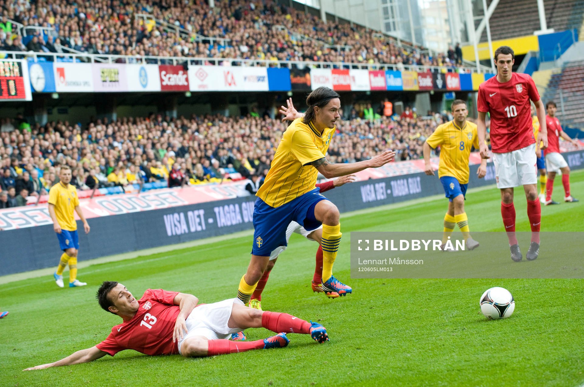 Mikael Lustig, Sverige och Aleksandar Lukovic, Serbien