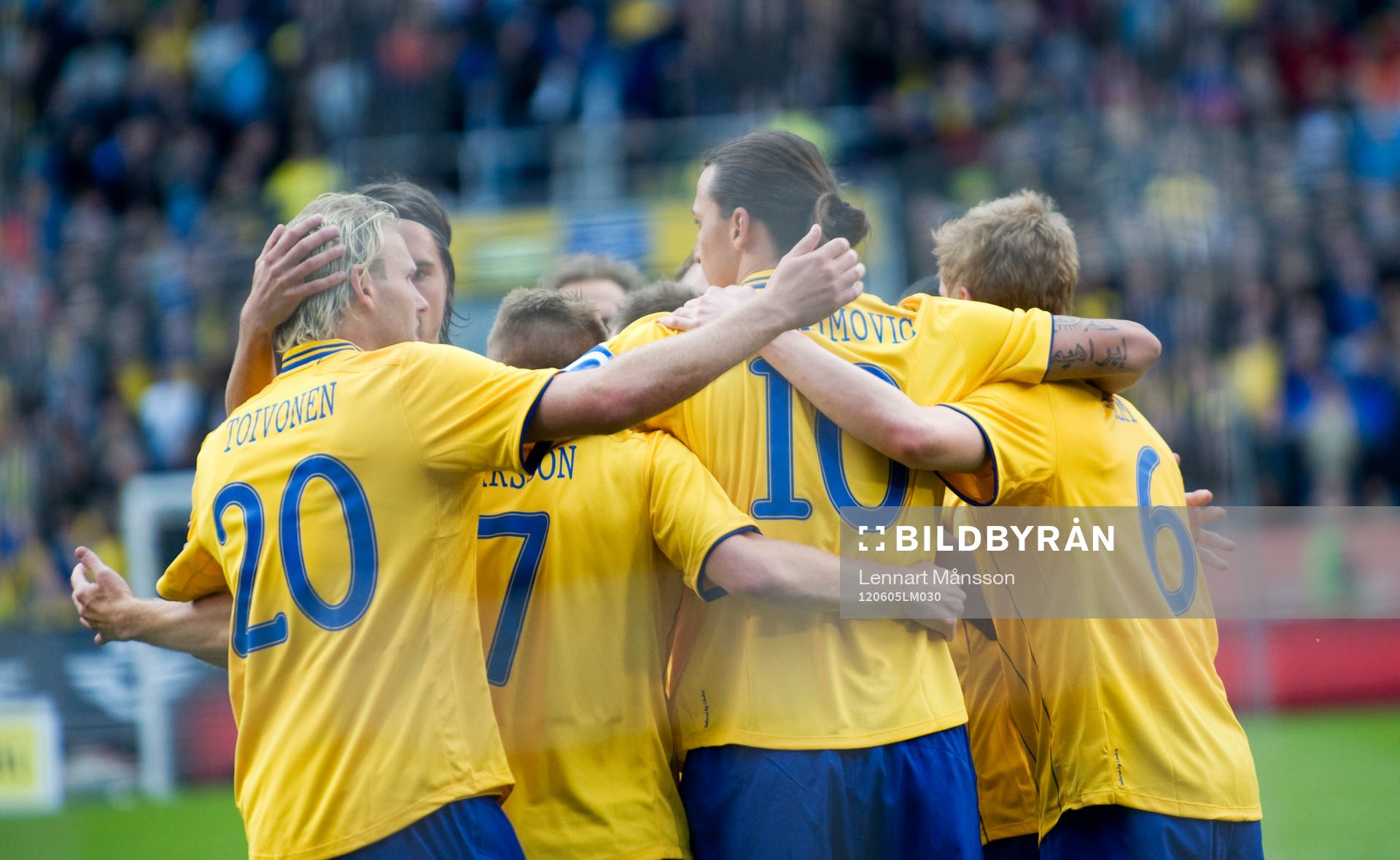 2-1, Straff, Zlatan Ibrahimovic, Sverige. Jubel