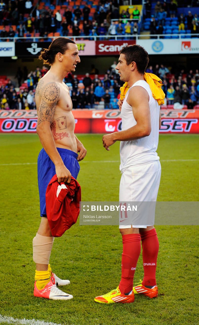 Zlatan Ibrahimovic, Sverige, Aleksandar Kolarov, Serbien