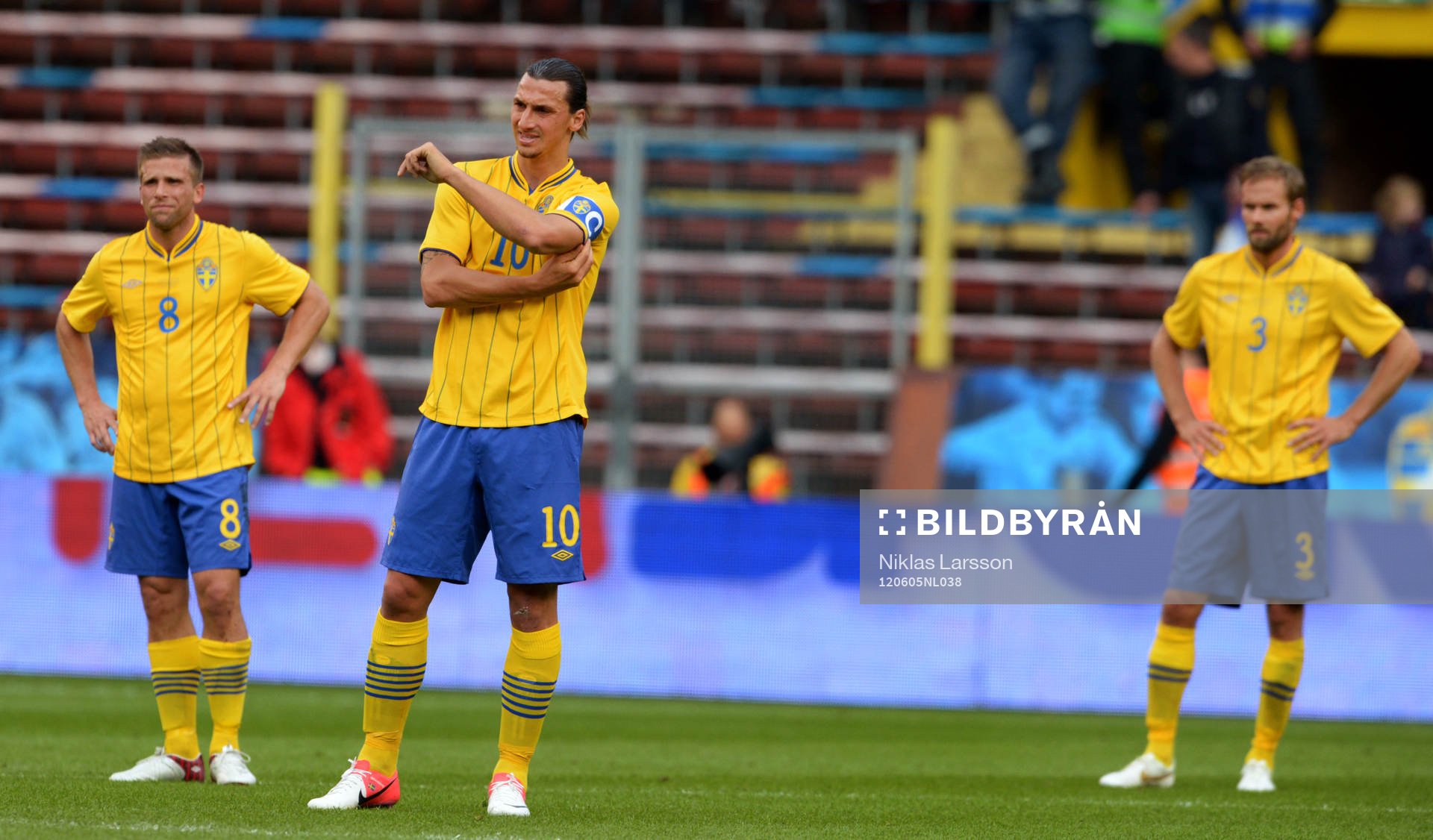 Anders Svensson, Zlatan Ibrahimovic, Olof Mellberg, Sverige