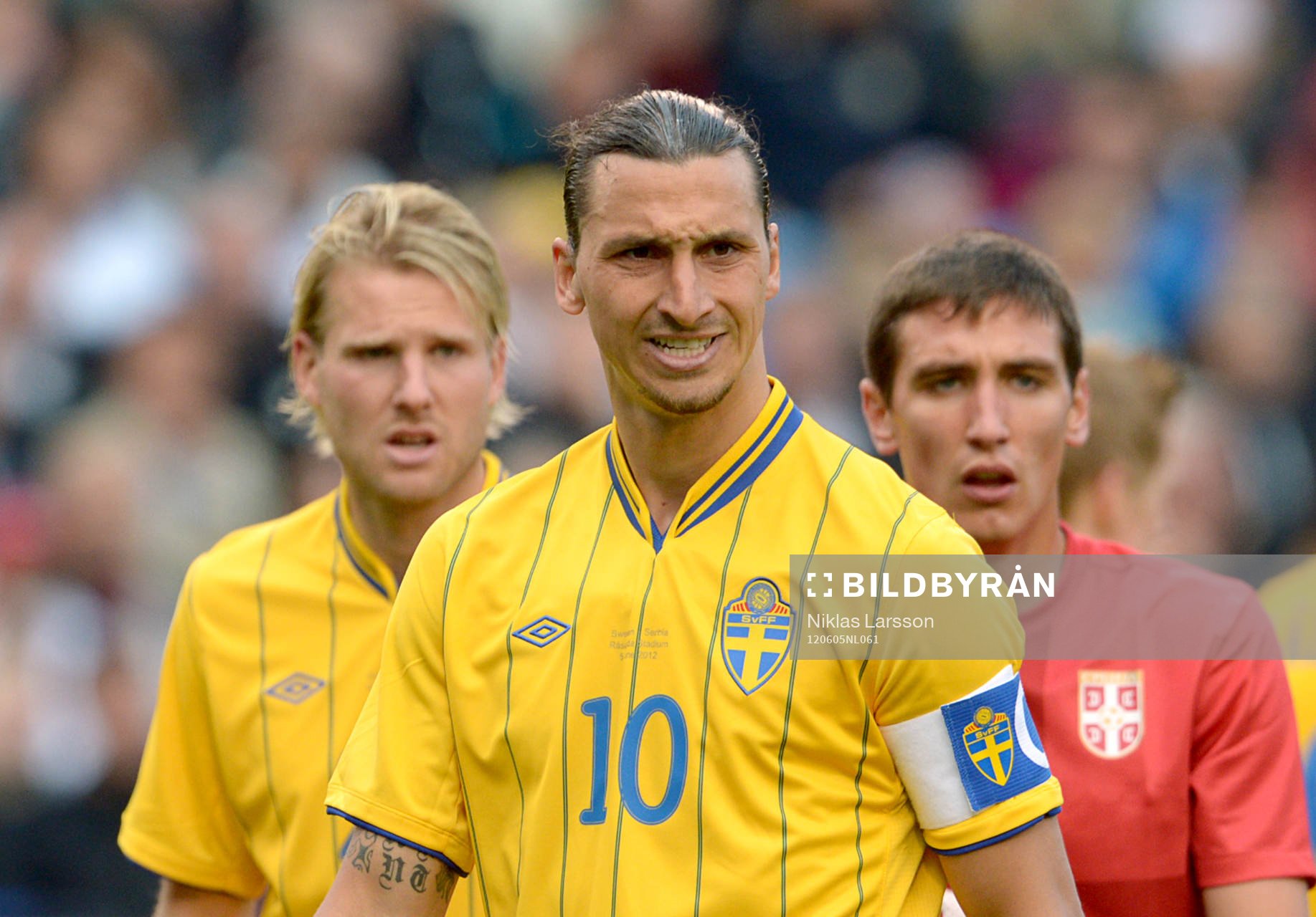 Zlatan Ibrahimovic och Ola Toivonen, Sverige