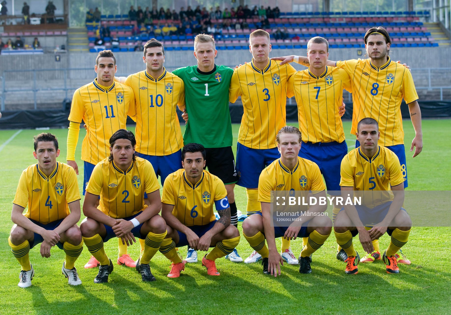 Sverige, startelva, lagbild, bak frv, Mervan Celik, Mikael