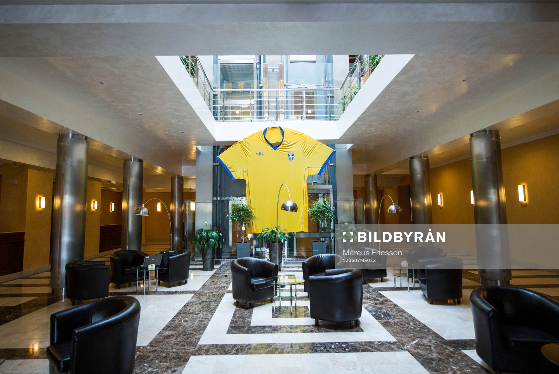 Rundvisning på spelarhotellet. Spelarhotell, hotell