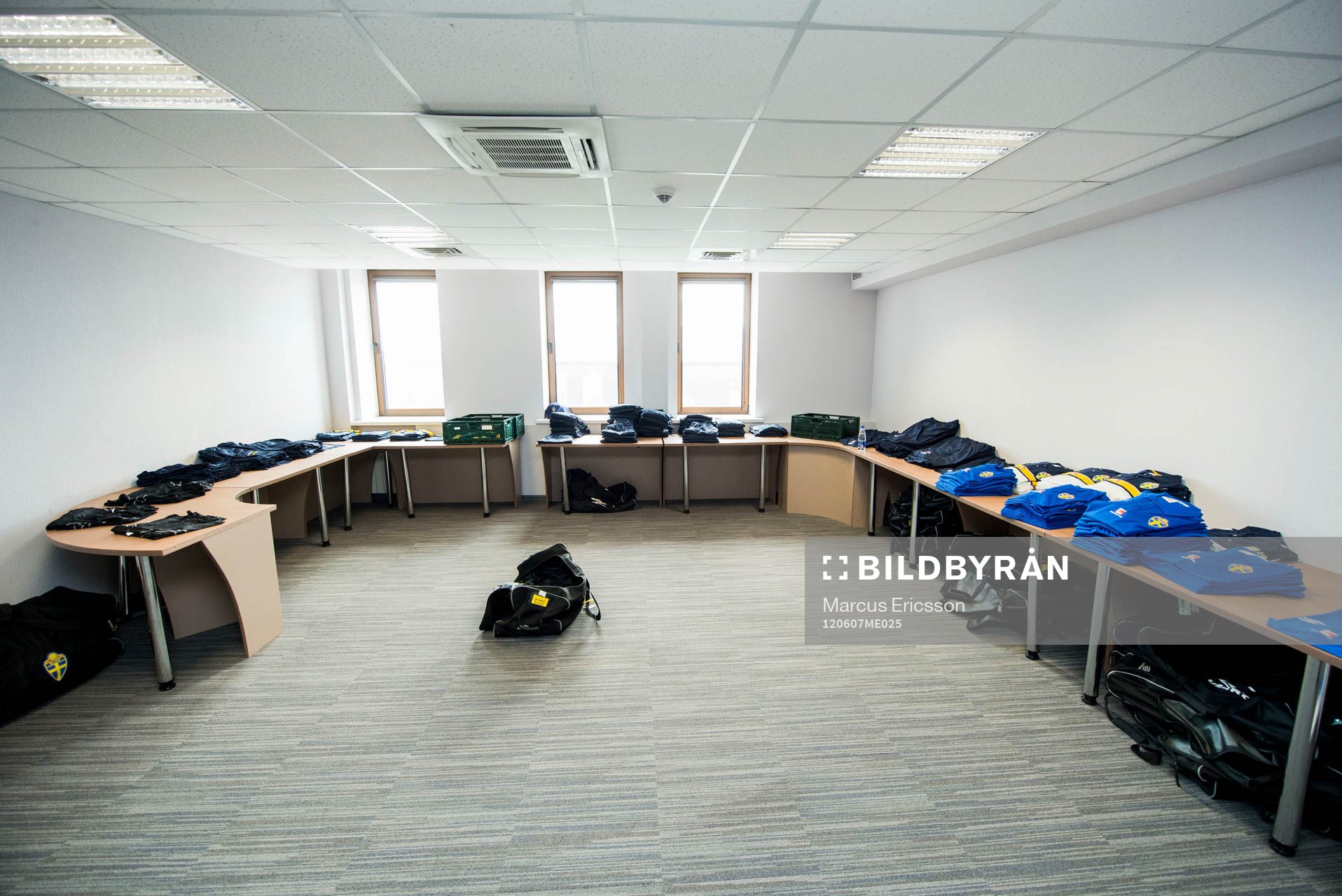 Rundvisning på spelarhotellet. Spelarhotell, hotell