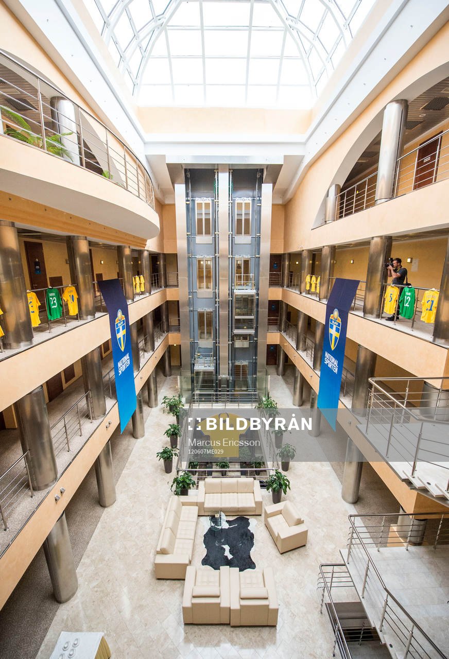 Rundvisning på spelarhotellet. Spelarhotell, hotell