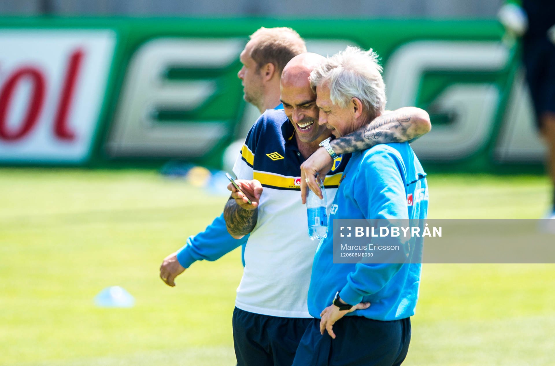 Daniel Majstorovic och Lars Richt, landslagschef