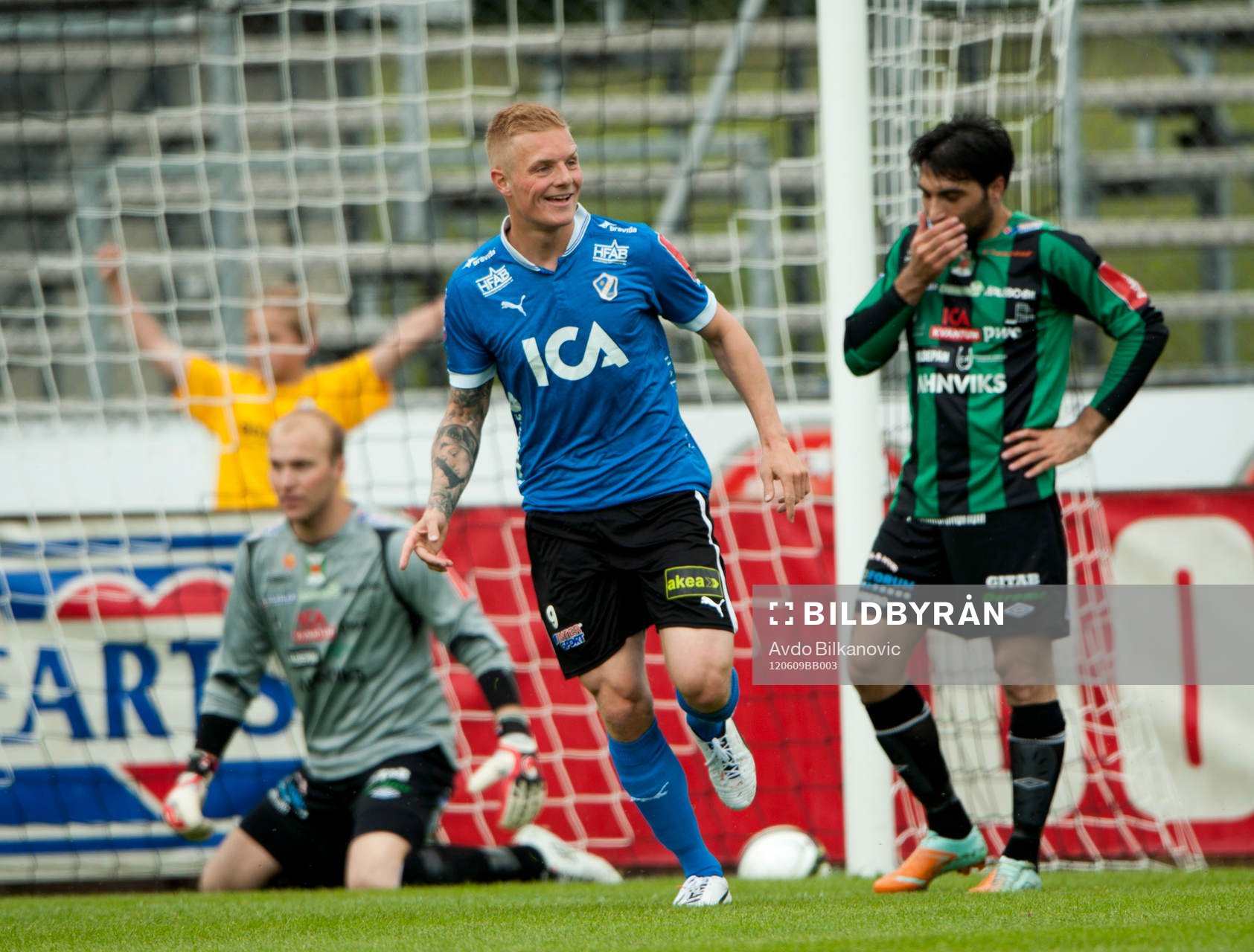 Gudjón Baldvinsson, Halmstad, jubel