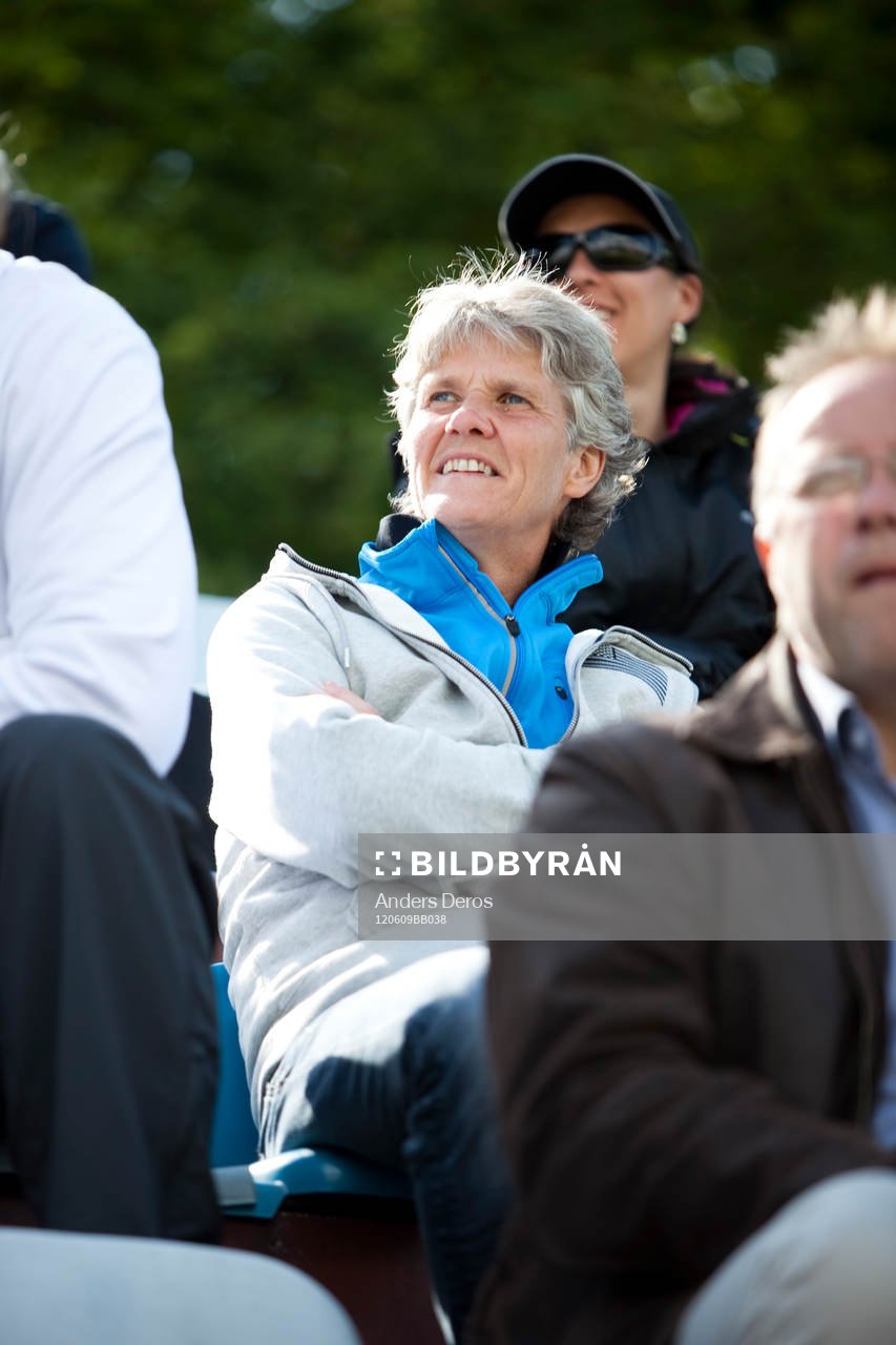  Forne Jitexspelaren och nuvarande tränare för USA:s damlag Pia Sundhage var på besök.