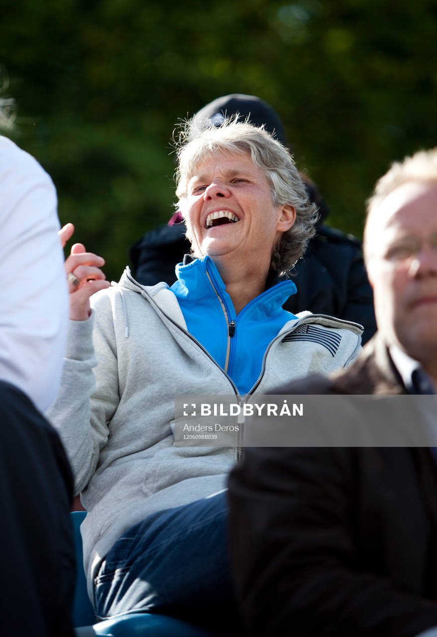  Forne Jitexspelaren och nuvarande tränare för USA:s damlag Pia Sundhage var på besök.