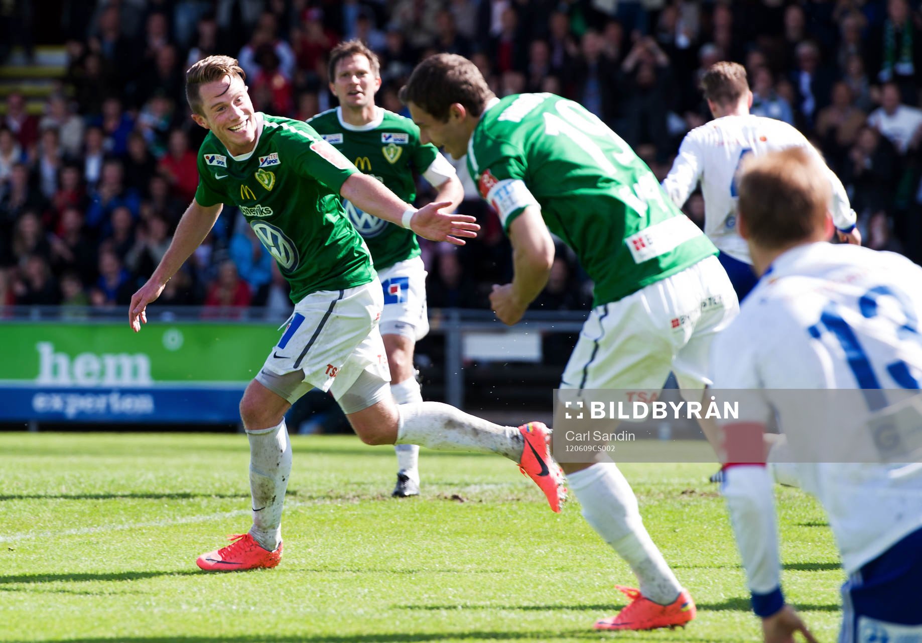 Tommy Thelin, Jönköping Södra, jubel, 1-0