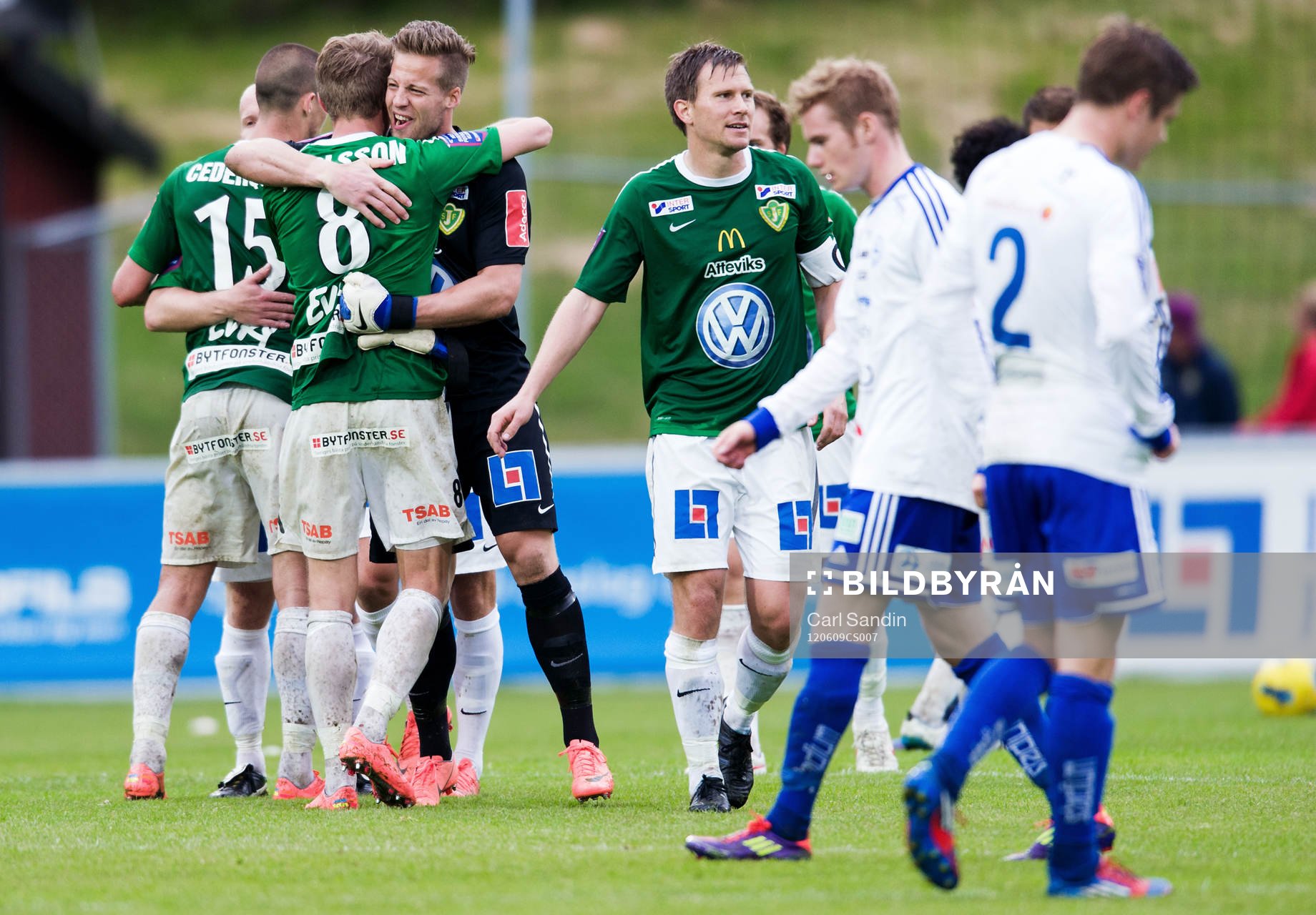 Frank Pettersson, målvakt, Jönköping Södra, jubel