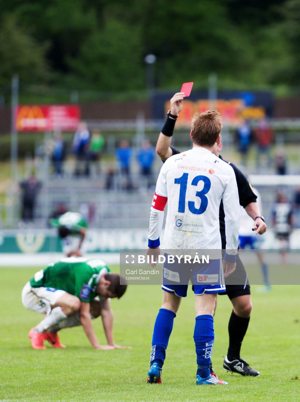 Tobias Englund, Värnamo, rött kort